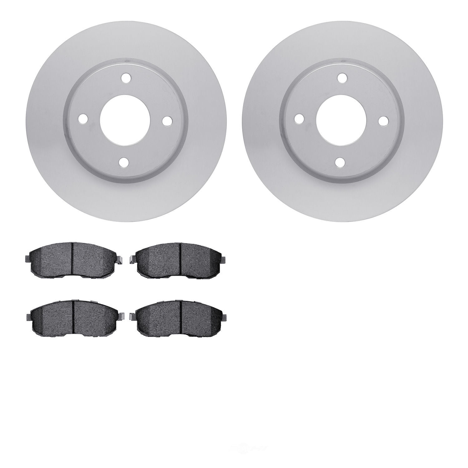 Dynamic Friction Company 4502-67099 DFC GEOSPEC Rotors with 5000 Advanced Brake Pads