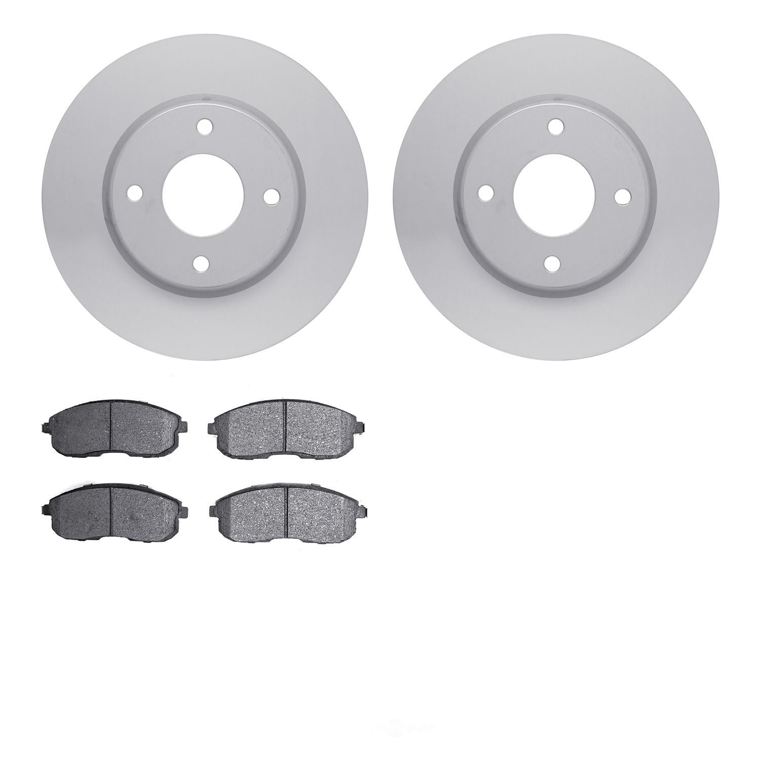 Dynamic Friction Company 4502-67102 DFC GEOSPEC Rotors with 5000 Advanced Brake Pads