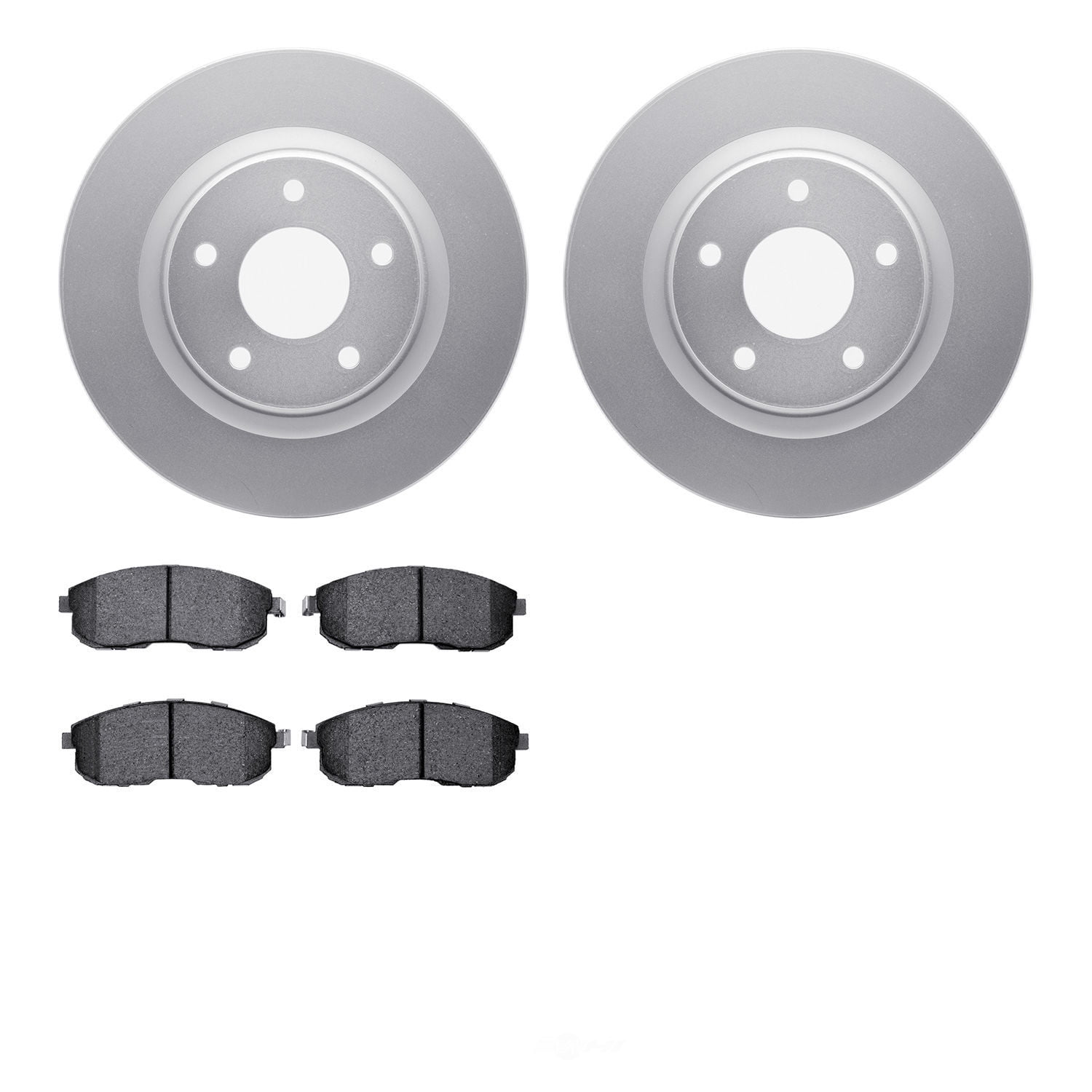 Dynamic Friction Company 4502-67103 DFC GEOSPEC Rotors with 5000 Advanced Brake Pads