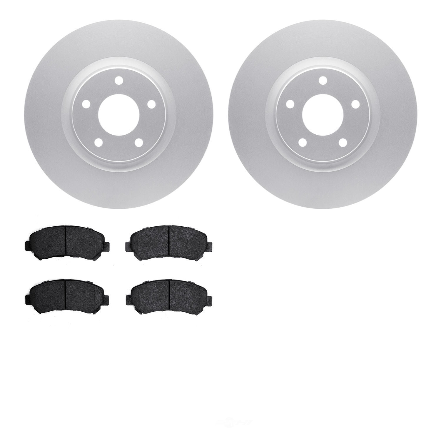 Dynamic Friction Company 4502-67112 DFC GEOSPEC Rotors with 5000 Advanced Brake Pads