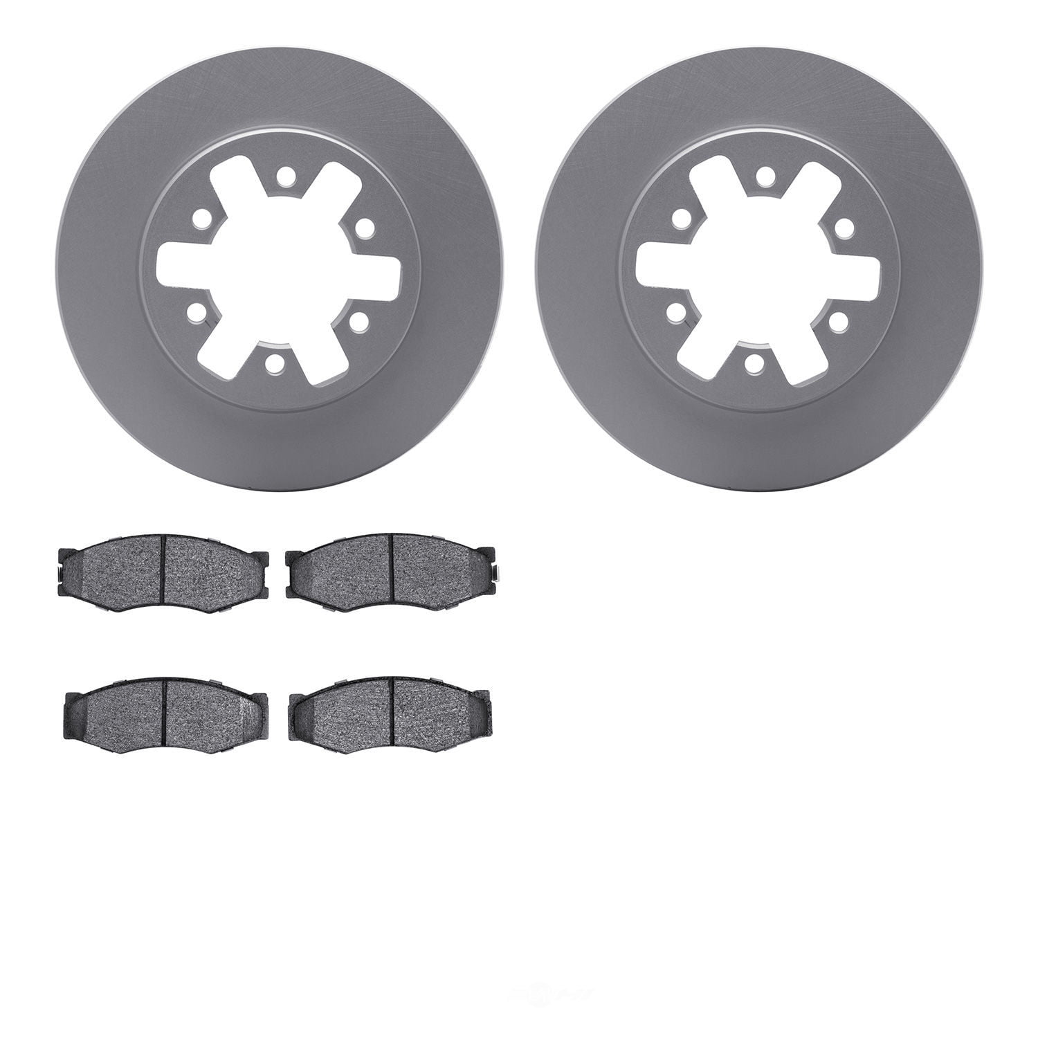 Dynamic Friction Company 4502-67118 DFC GEOSPEC Rotors with 5000 Advanced Brake Pads