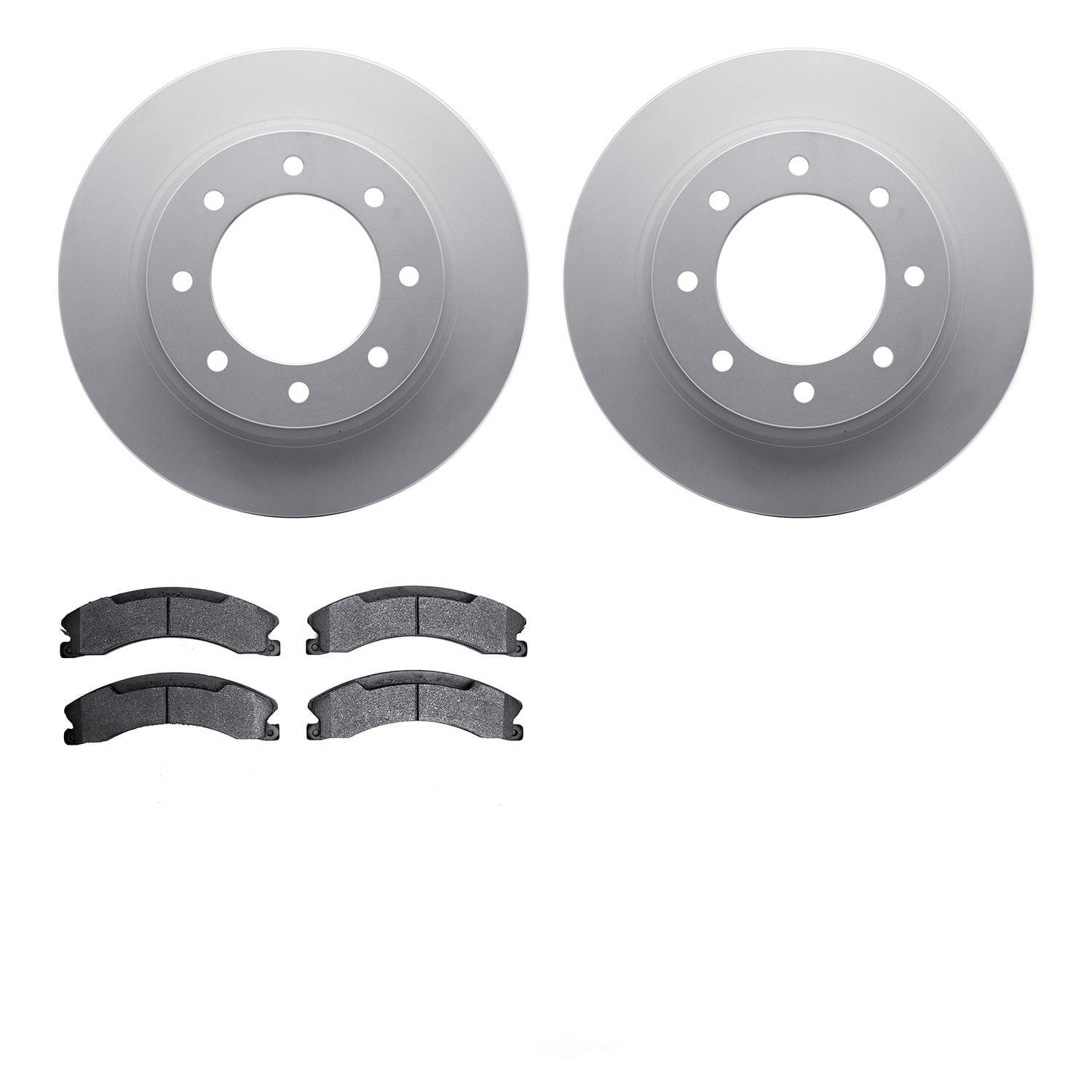 Dynamic Friction Company 4502-67144 DFC GEOSPEC Rotors with 5000 Advanced Brake Pads