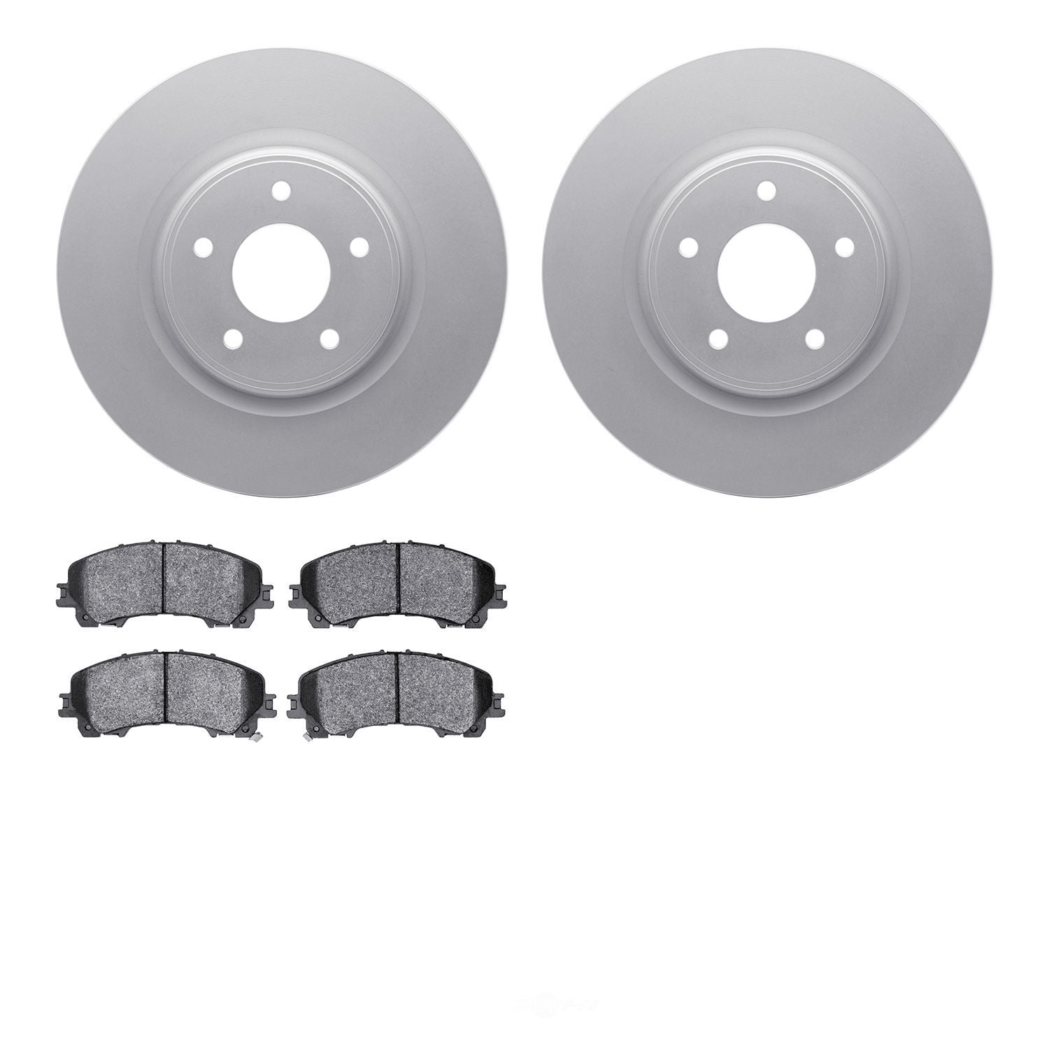 Dynamic Friction Company 4502-67149 DFC GEOSPEC Rotors with 5000 Advanced Brake Pads