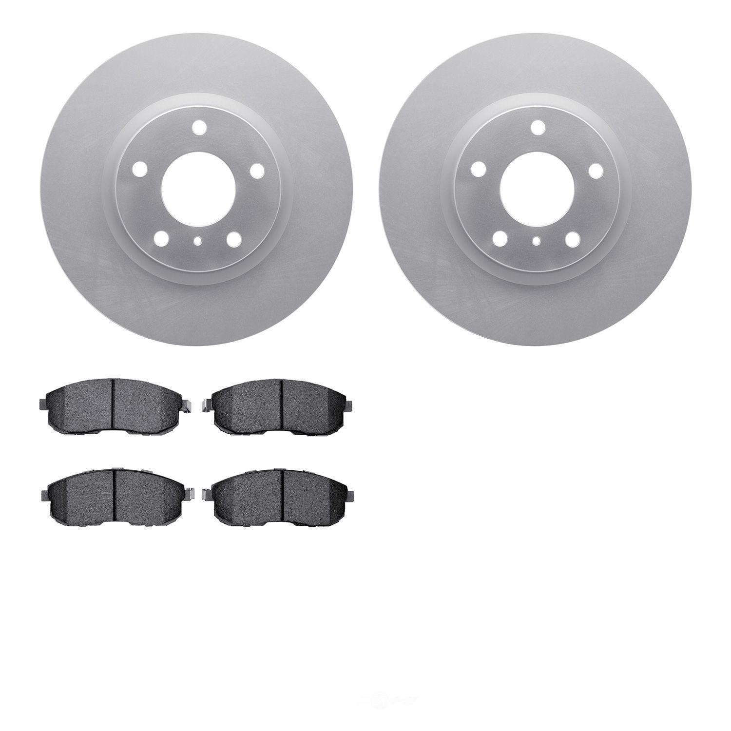 Dynamic Friction Company 4502-68016 DFC GEOSPEC Rotors with 5000 Advanced Brake Pads