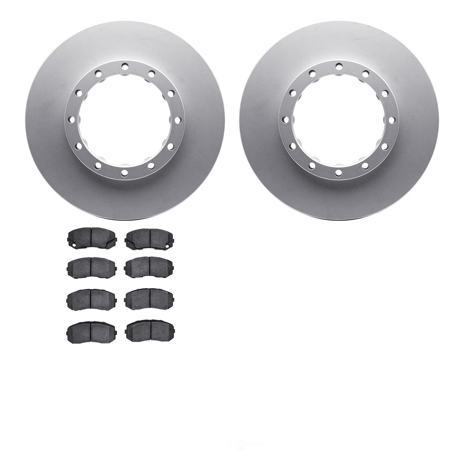 Dynamic Friction Company 4502-72076 DFC GEOSPEC Rotors with 5000 Advanced Brake Pads