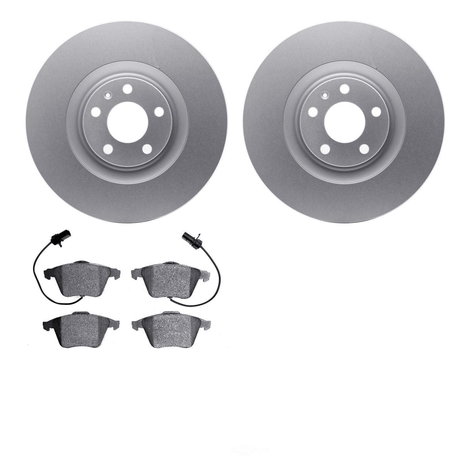 Dynamic Friction Company 4502-73094 DFC GEOSPEC Rotors with 5000 Advanced Brake Pads