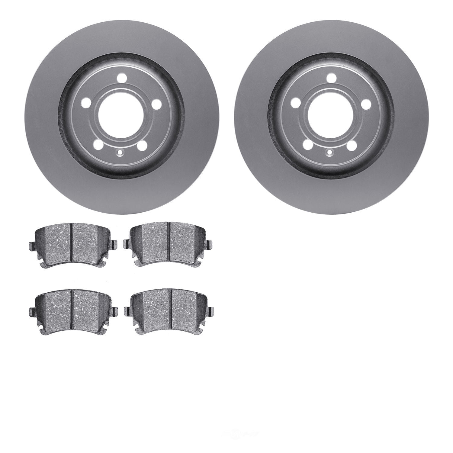 Dynamic Friction Company 4502-73095 DFC GEOSPEC Rotors with 5000 Advanced Brake Pads