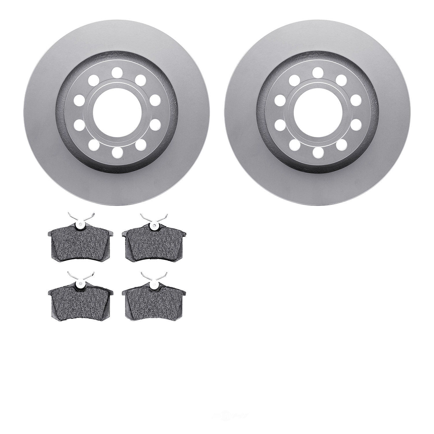 Dynamic Friction Company 4502-73096 DFC GEOSPEC Rotors with 5000 Advanced Brake Pads