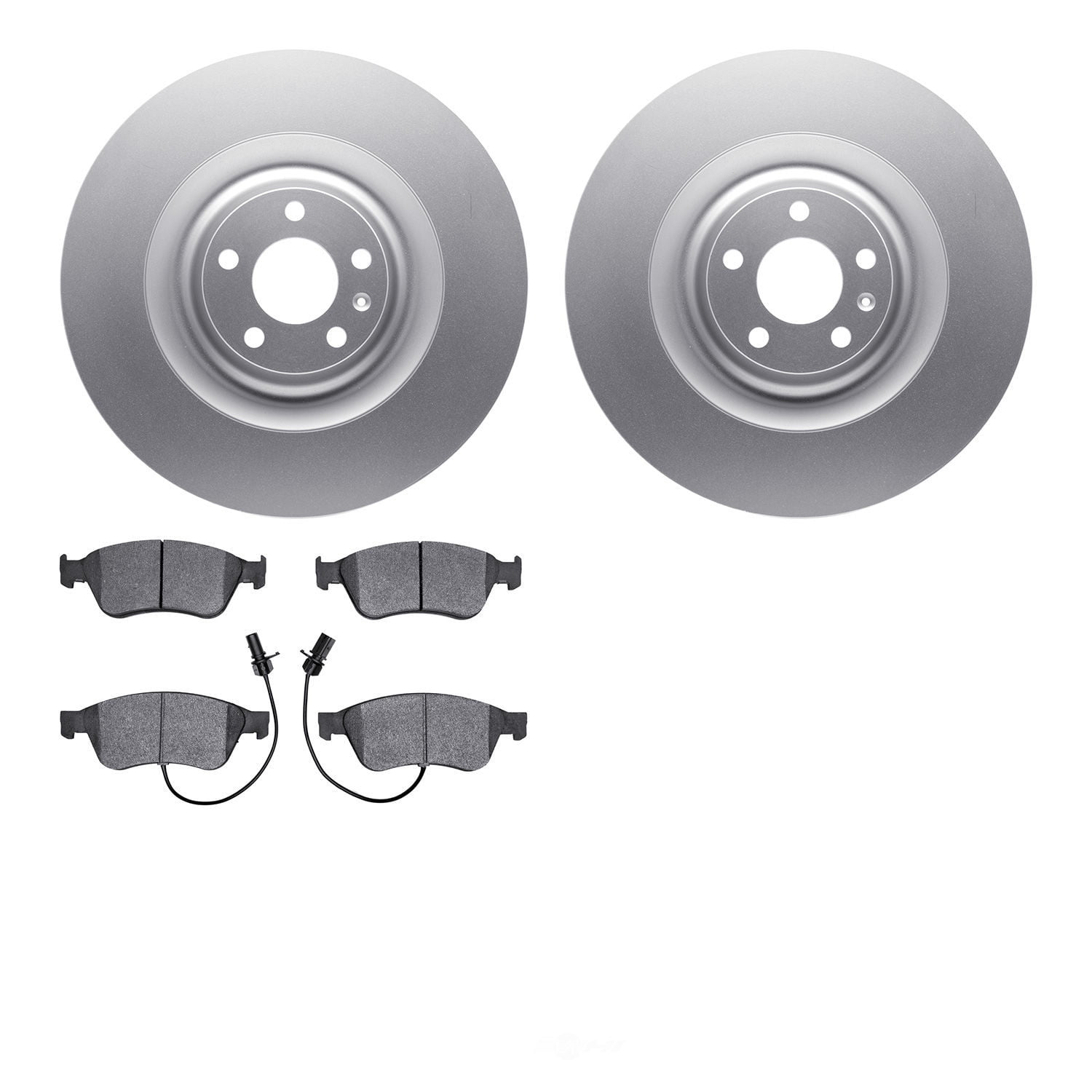 Dynamic Friction Company 4502-73099 DFC GEOSPEC Rotors with 5000 Advanced Brake Pads