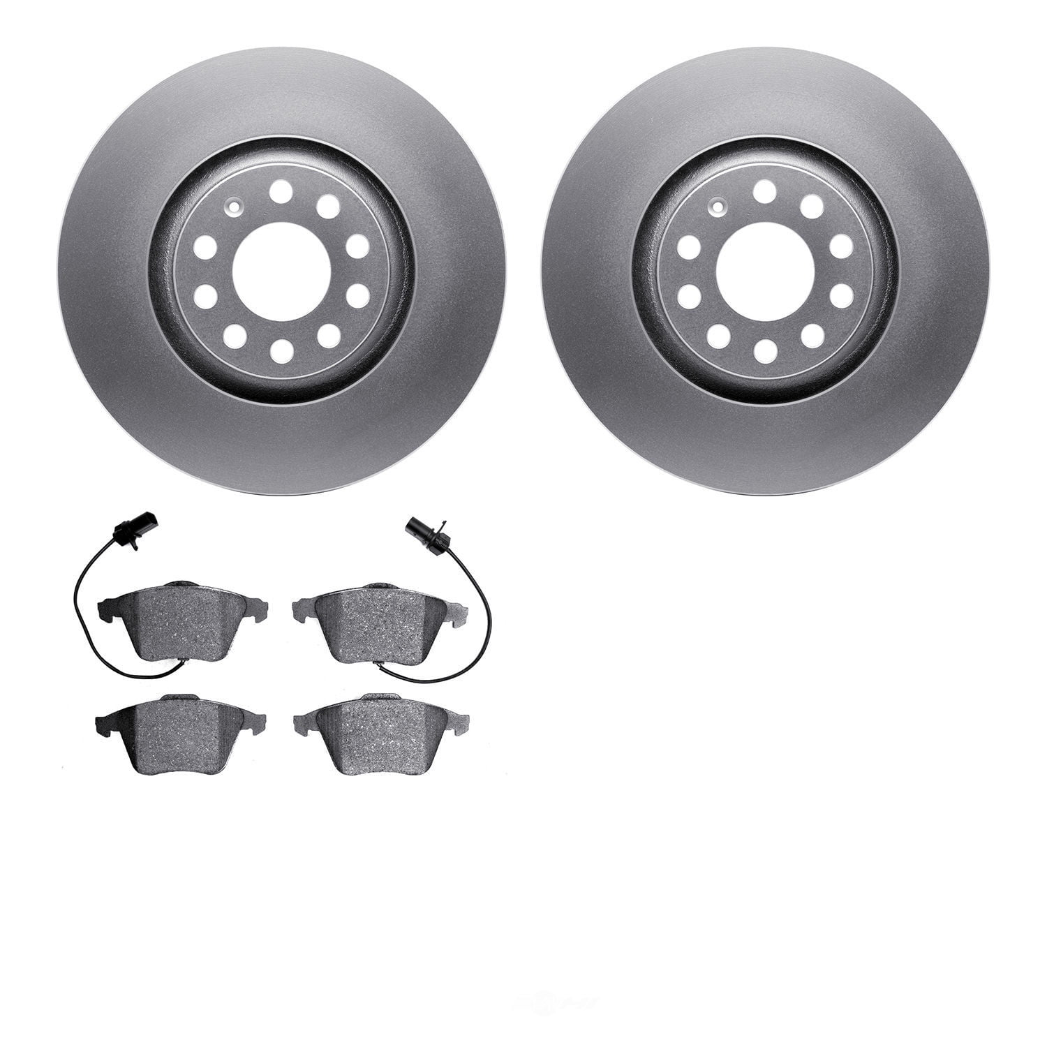 Dynamic Friction Company 4502-73102 DFC GEOSPEC Rotors with 5000 Advanced Brake Pads