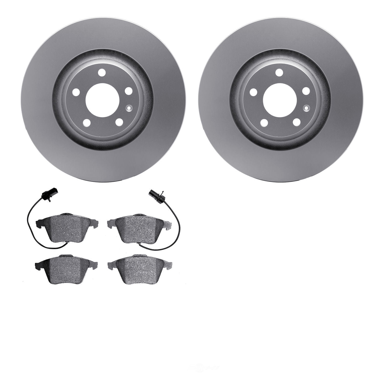 Dynamic Friction Company 4502-73107 DFC GEOSPEC Rotors with 5000 Advanced Brake Pads