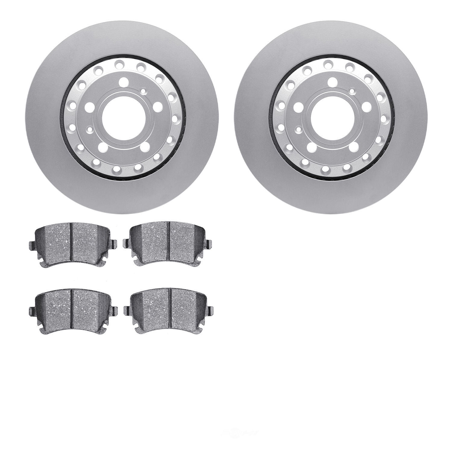 Dynamic Friction Company 4502-73109 DFC GEOSPEC Rotors with 5000 Advanced Brake Pads