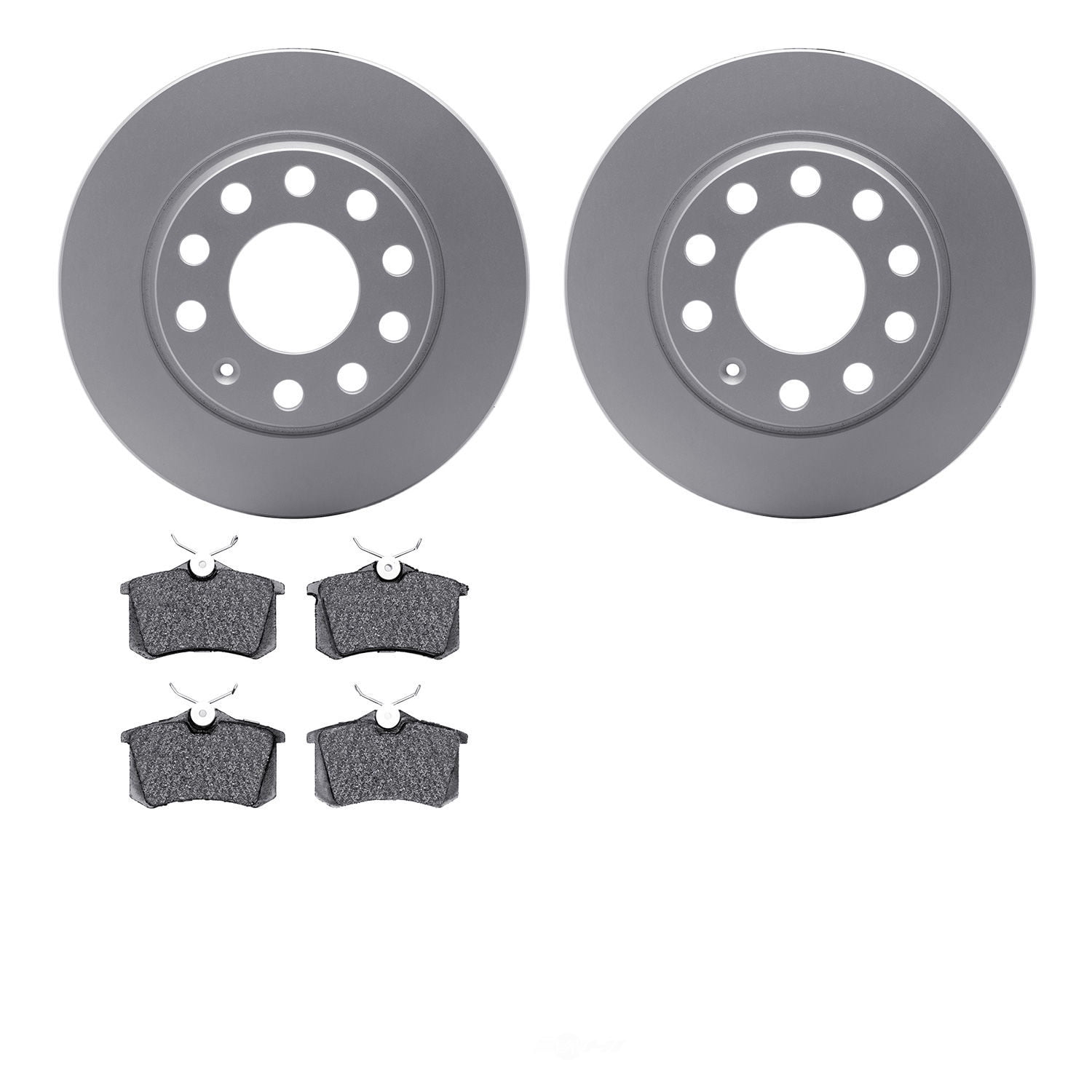 Dynamic Friction Company 4502-73120 DFC GEOSPEC Rotors with 5000 Advanced Brake Pads