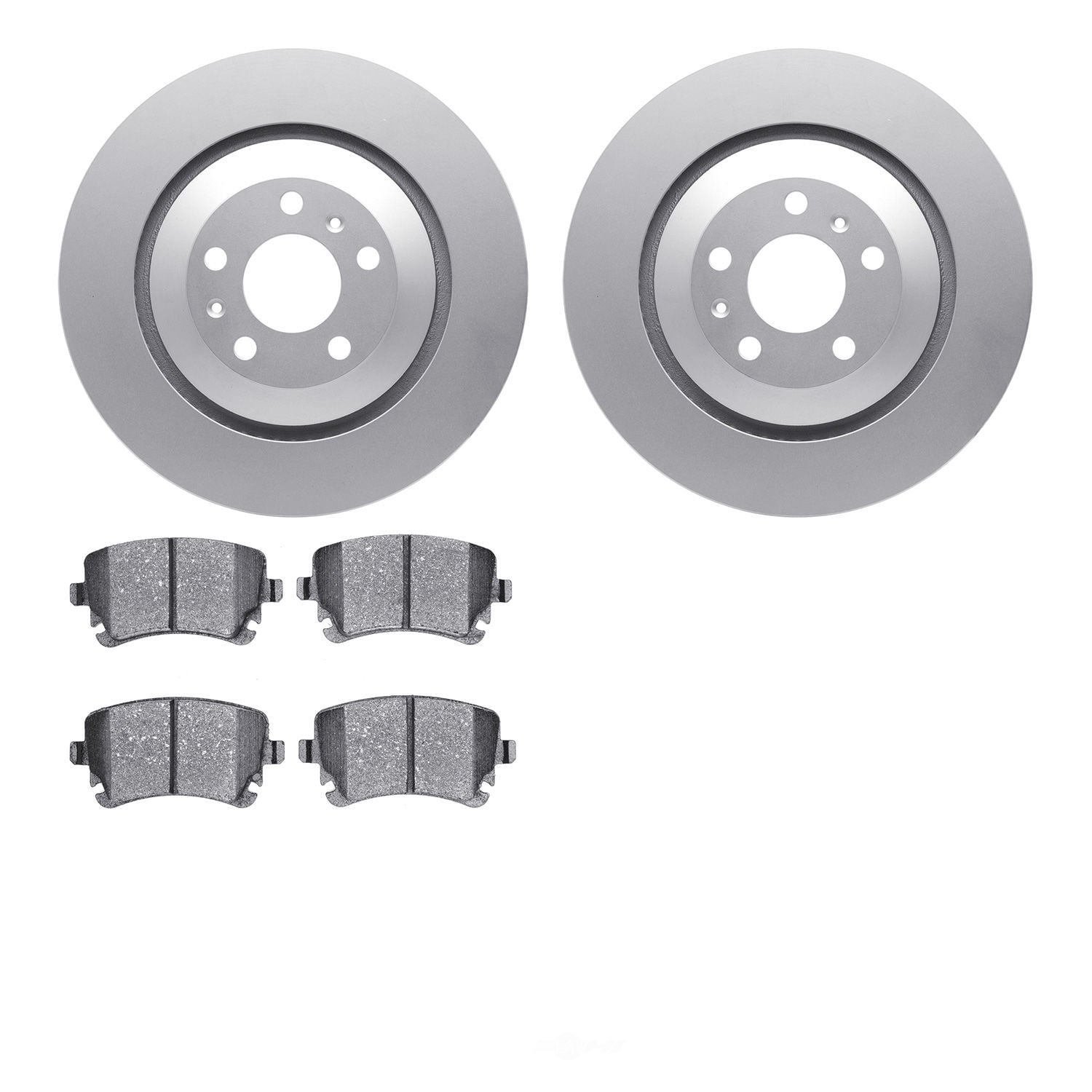 Dynamic Friction Company 4502-73121 DFC GEOSPEC Rotors with 5000 Advanced Brake Pads