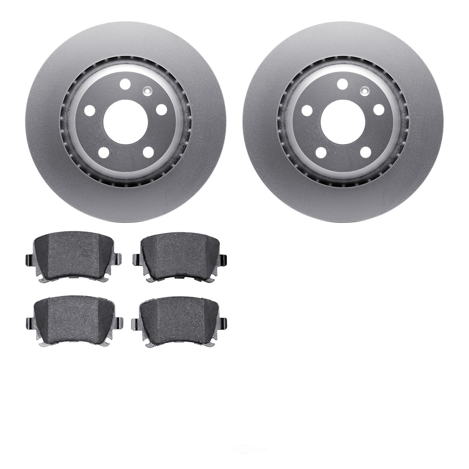 Dynamic Friction Company 4502-73130 DFC GEOSPEC Rotors with 5000 Advanced Brake Pads