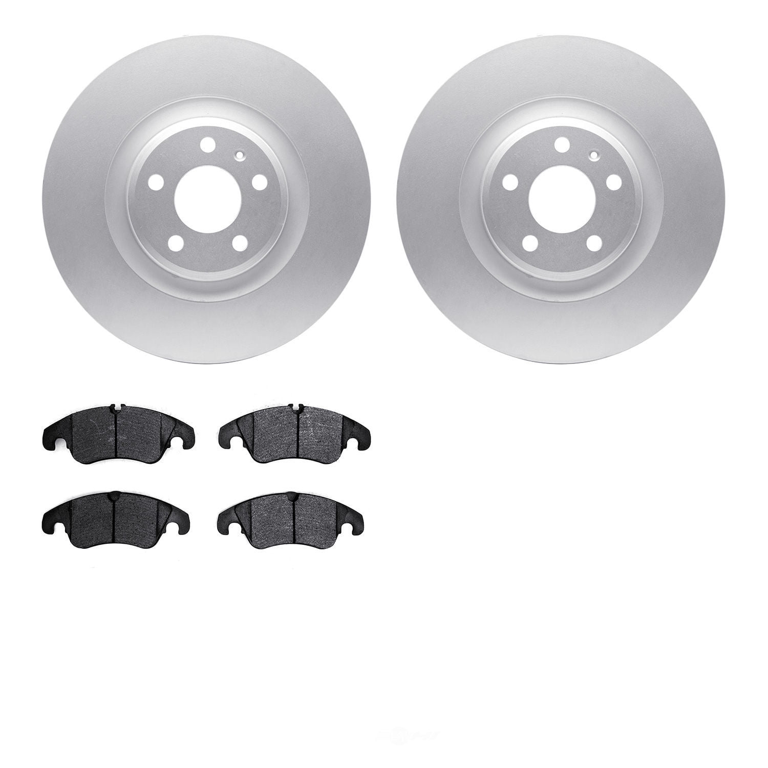 Dynamic Friction Company 4502-73136 DFC GEOSPEC Rotors with 5000 Advanced Brake Pads