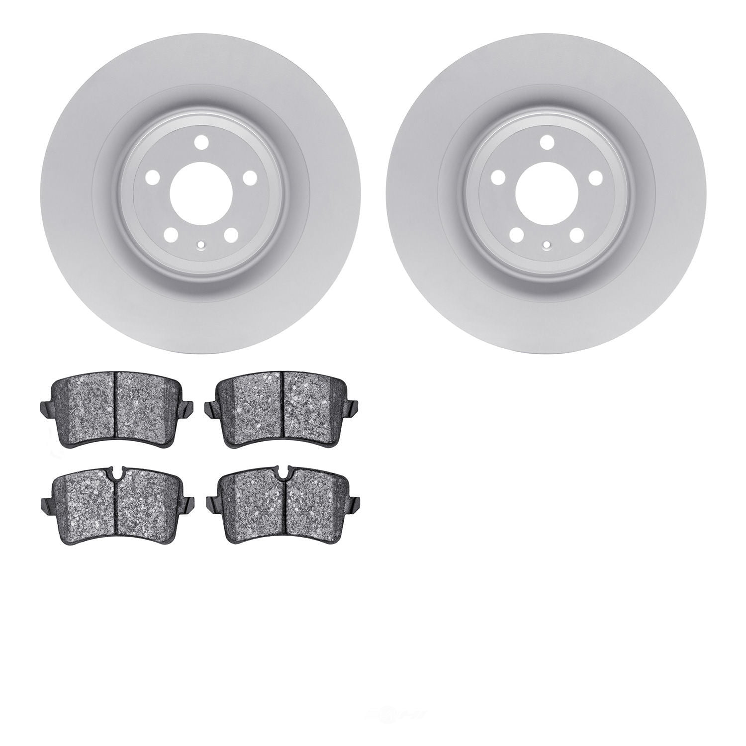 Dynamic Friction Company 4502-73144 DFC GEOSPEC Rotors with 5000 Advanced Brake Pads
