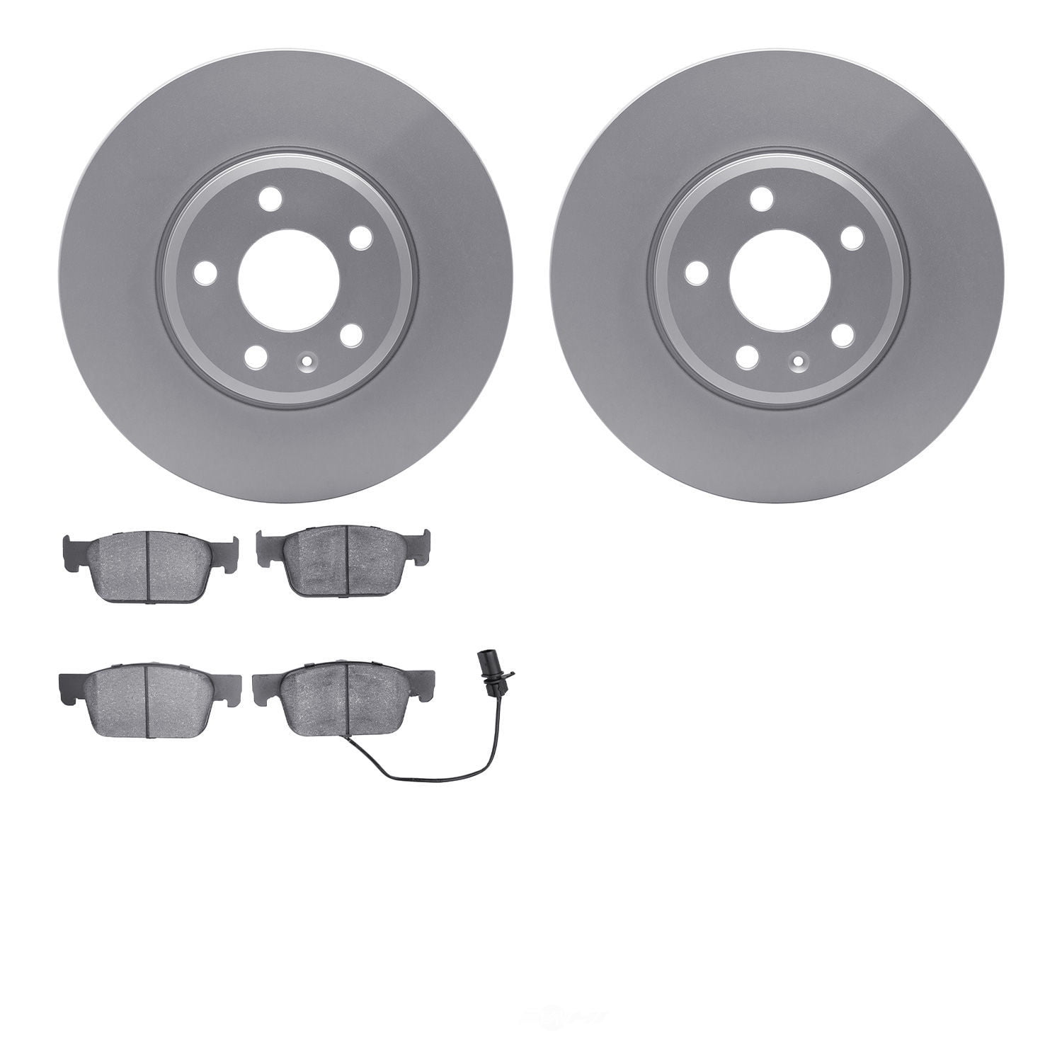 Dynamic Friction Company 4502-73175 DFC GEOSPEC Rotors with 5000 Advanced Brake Pads
