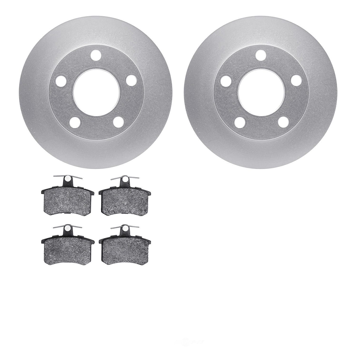 Dynamic Friction Company 4502-74079 DFC GEOSPEC Rotors with 5000 Advanced Brake Pads