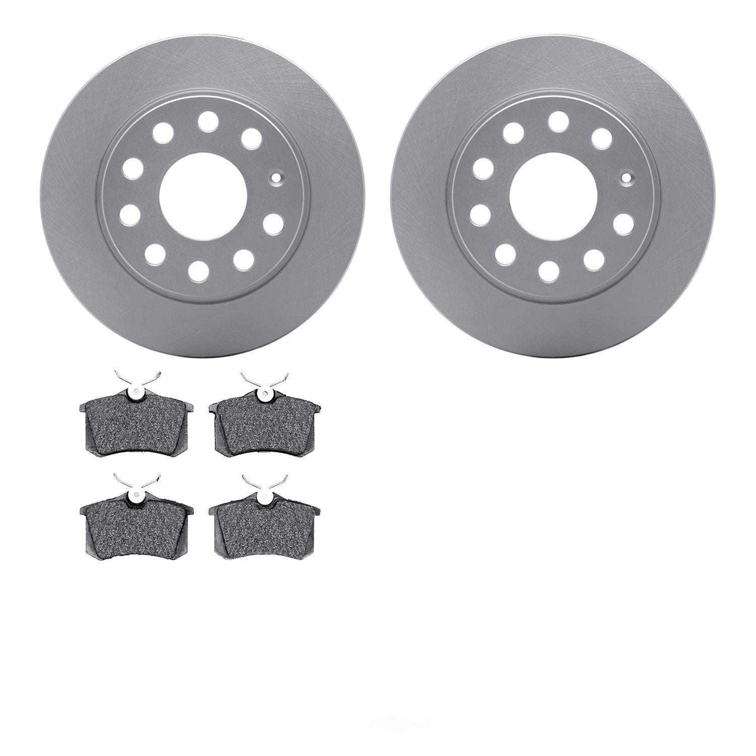 Dynamic Friction Company 4502-74127 DFC GEOSPEC Rotors with 5000 Advanced Brake Pads