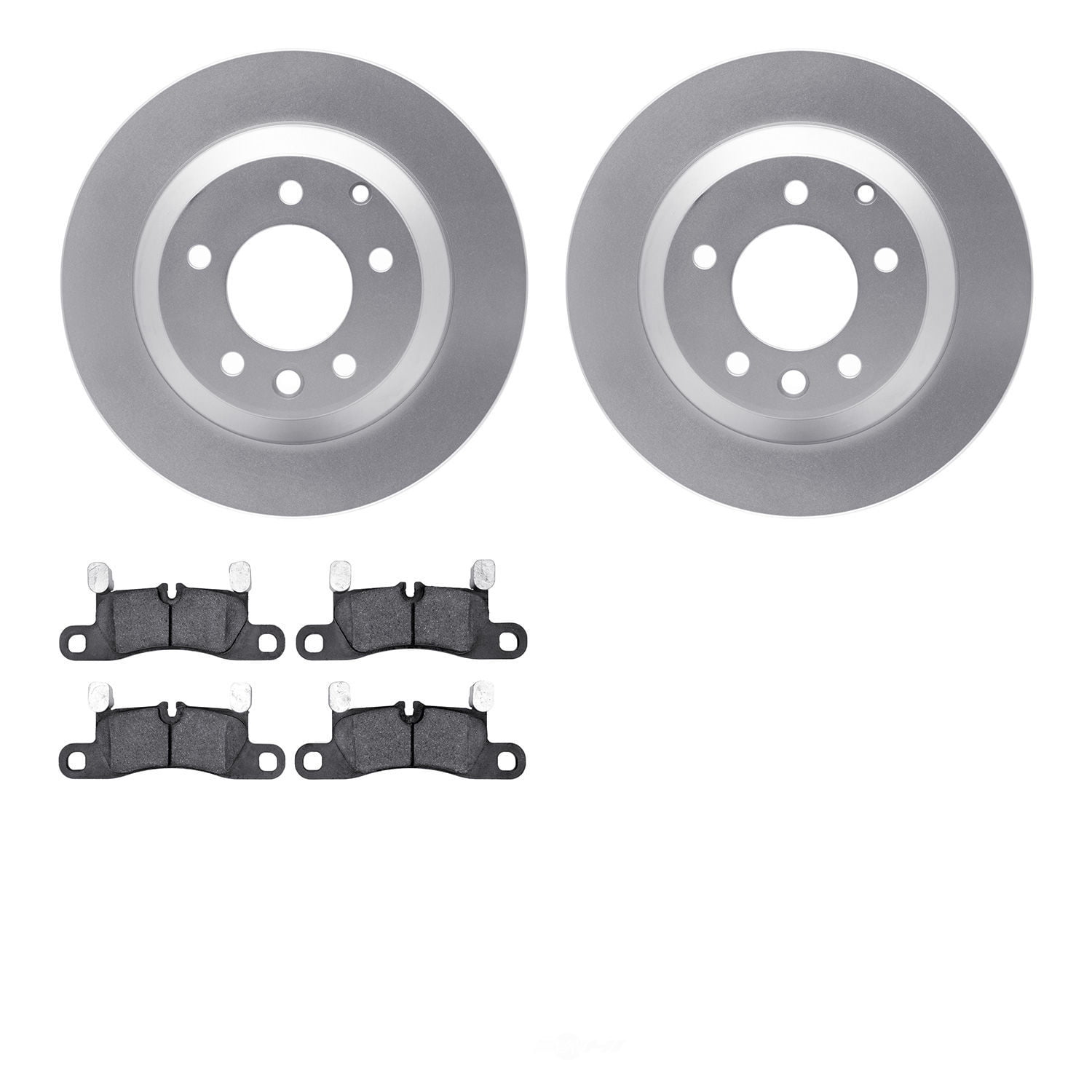 Dynamic Friction Company 4502-74138 DFC GEOSPEC Rotors with 5000 Advanced Brake Pads