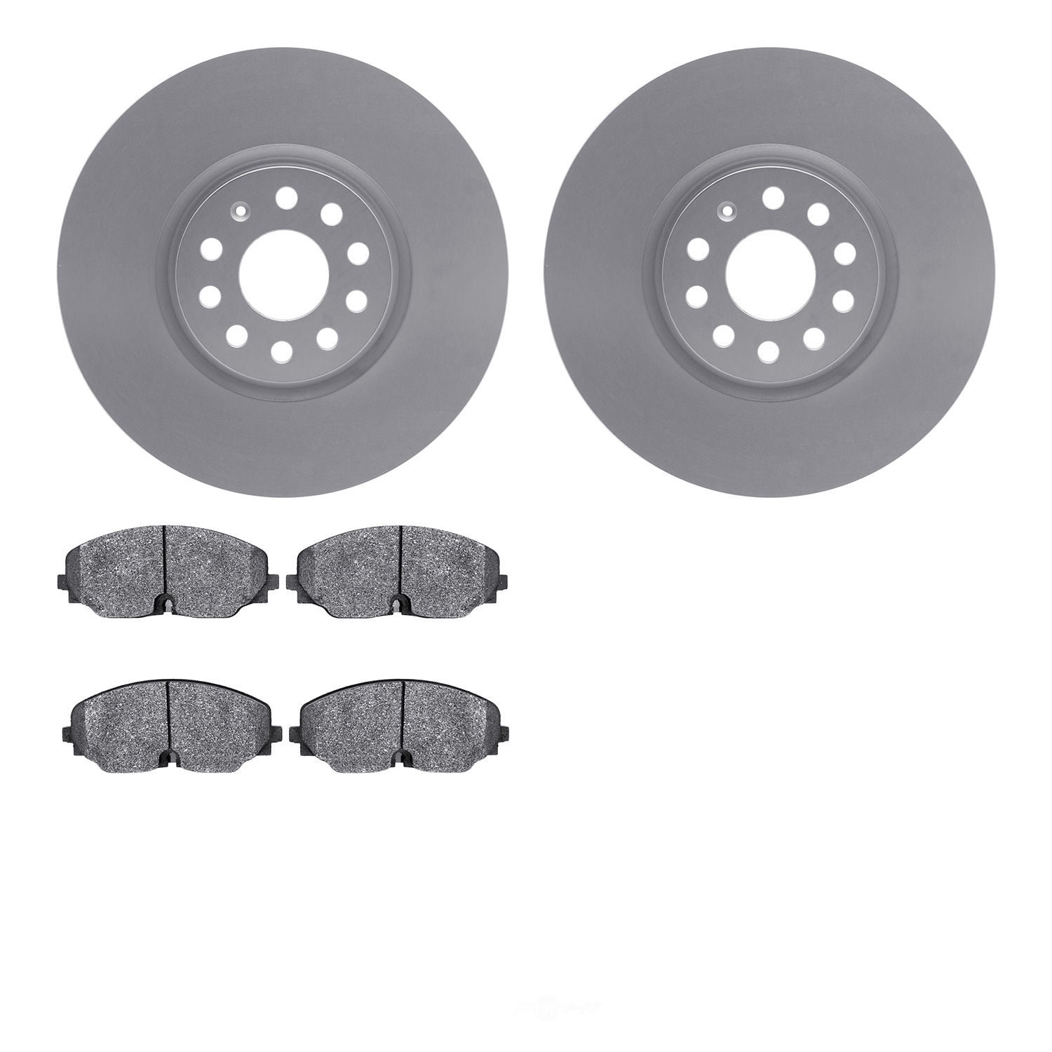 Dynamic Friction Company 4502-74150 DFC GEOSPEC Rotors with 5000 Advanced Brake Pads
