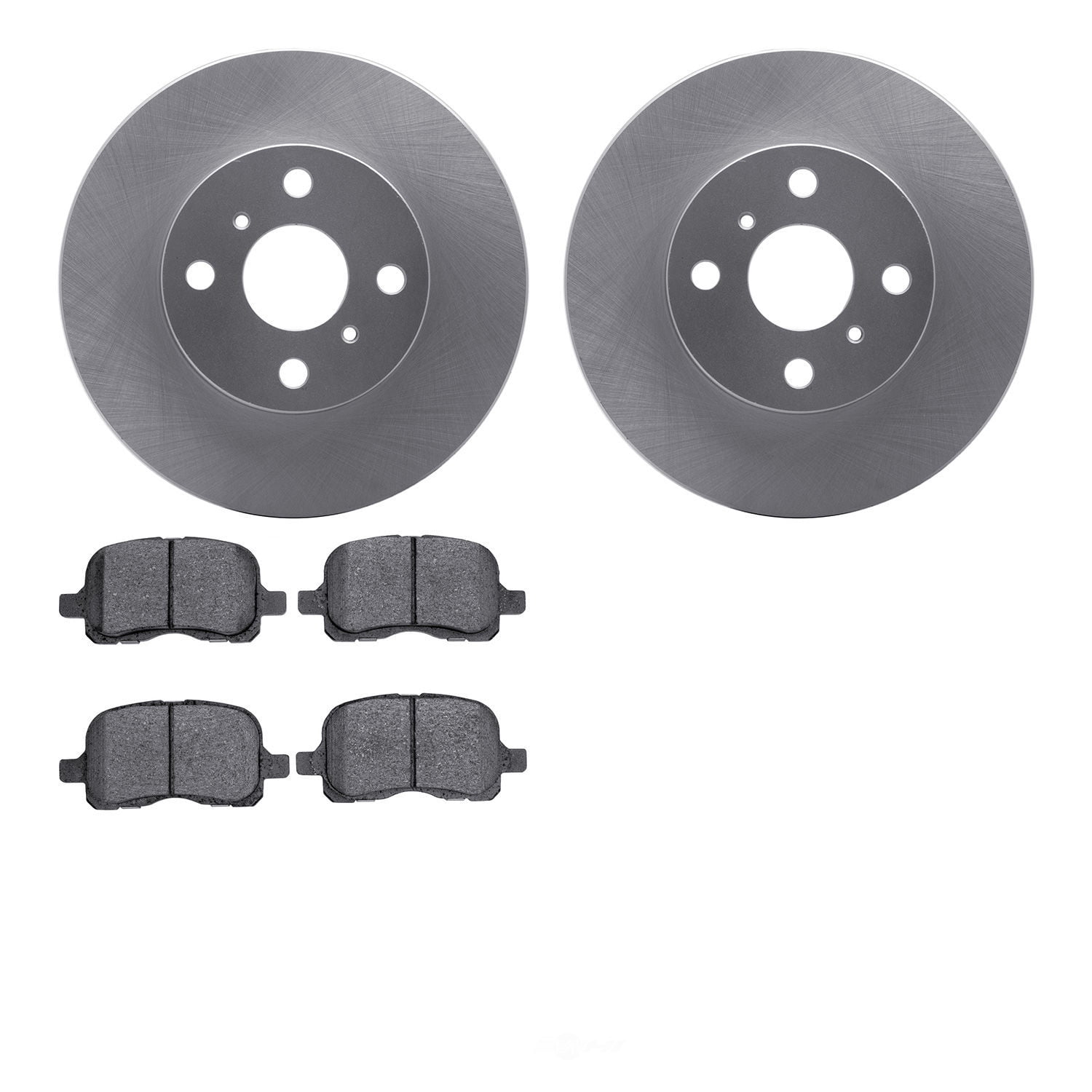 Dynamic Friction Company 4502-76110 DFC GEOSPEC Rotors with 5000 Advanced Brake Pads