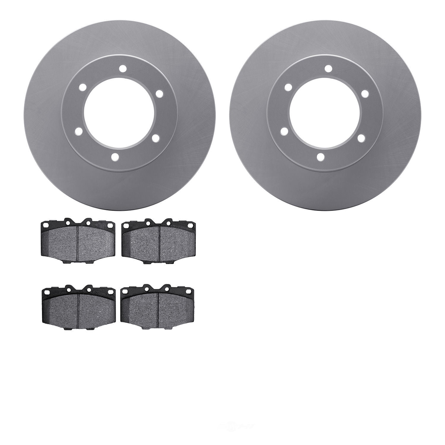 Dynamic Friction Company 4502-76151 DFC GEOSPEC Rotors with 5000 Advanced Brake Pads