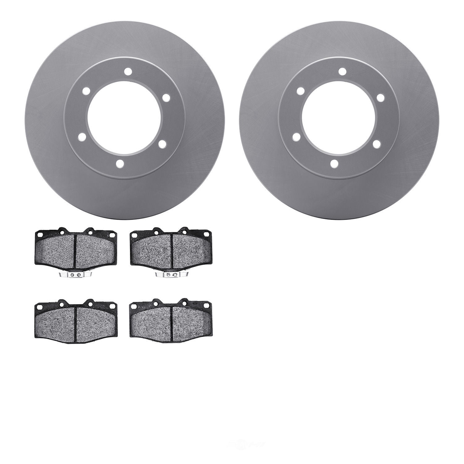 Dynamic Friction Company 4502-76152 DFC GEOSPEC Rotors with 5000 Advanced Brake Pads
