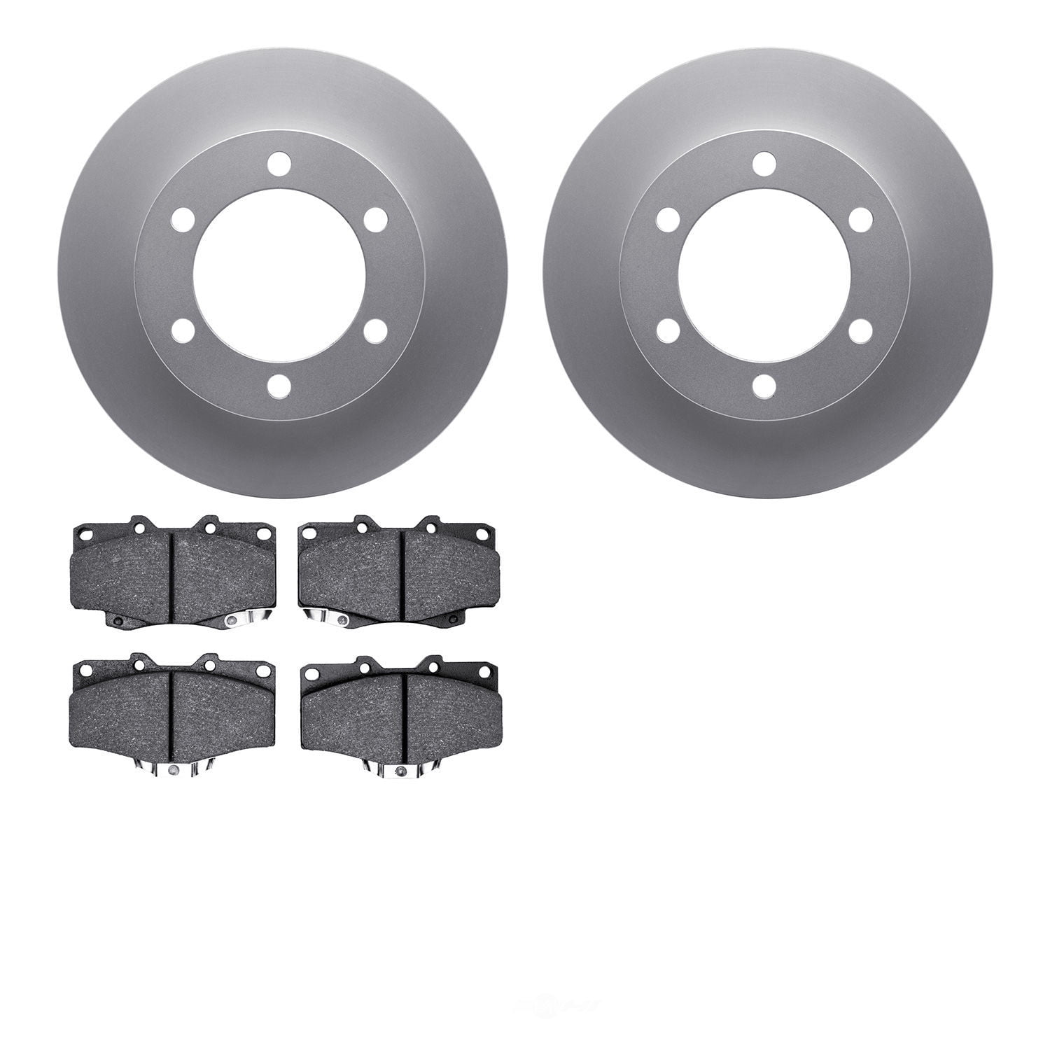 Dynamic Friction Company 4502-76159 DFC GEOSPEC Rotors with 5000 Advanced Brake Pads