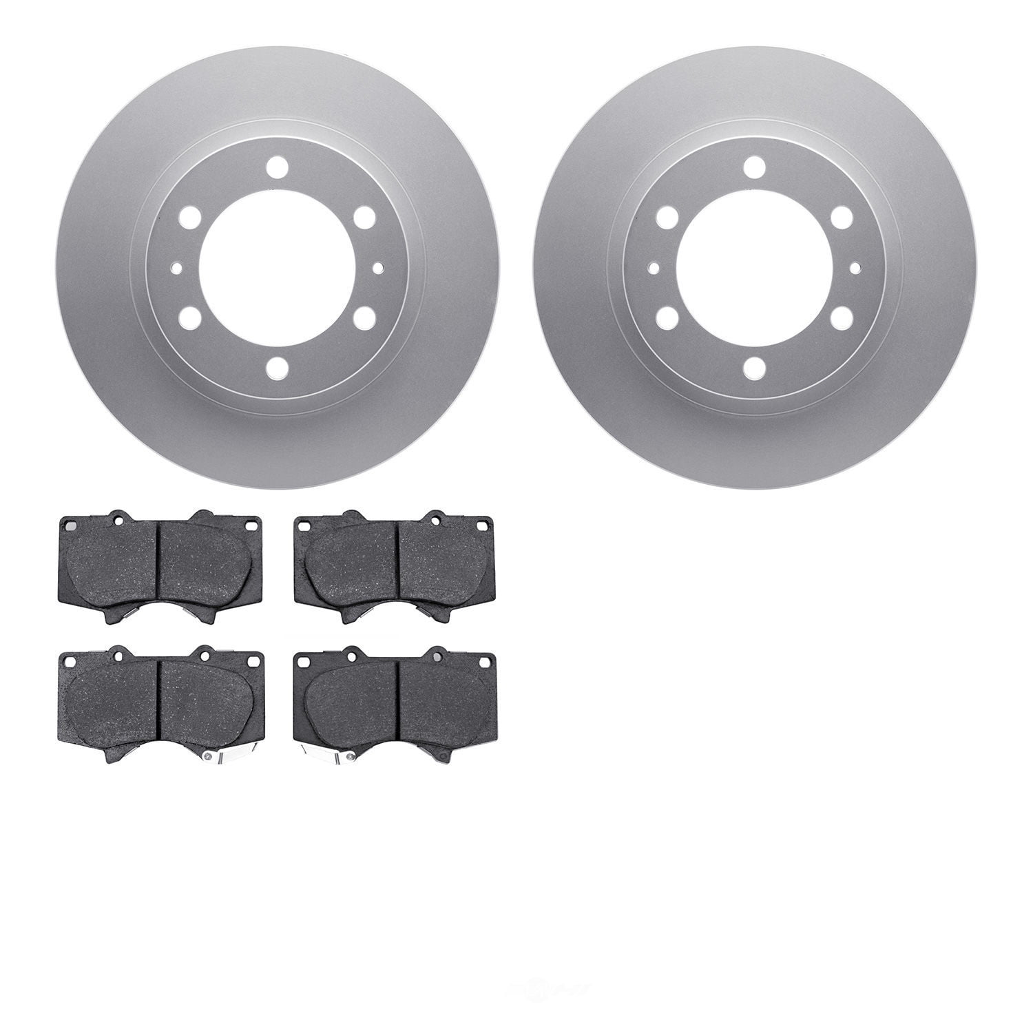 Dynamic Friction Company 4502-76167 DFC GEOSPEC Rotors with 5000 Advanced Brake Pads