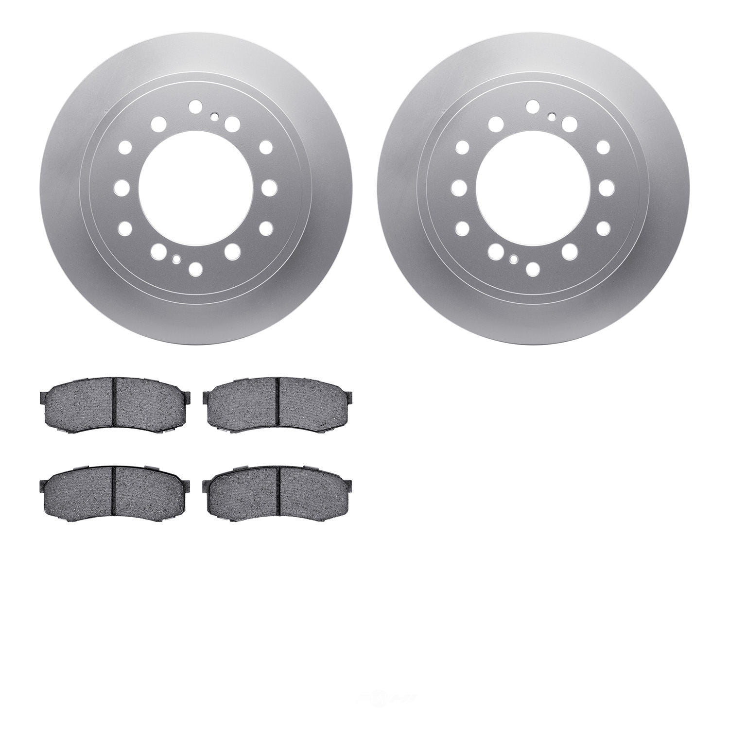 Dynamic Friction Company 4502-76183 DFC GEOSPEC Rotors with 5000 Advanced Brake Pads
