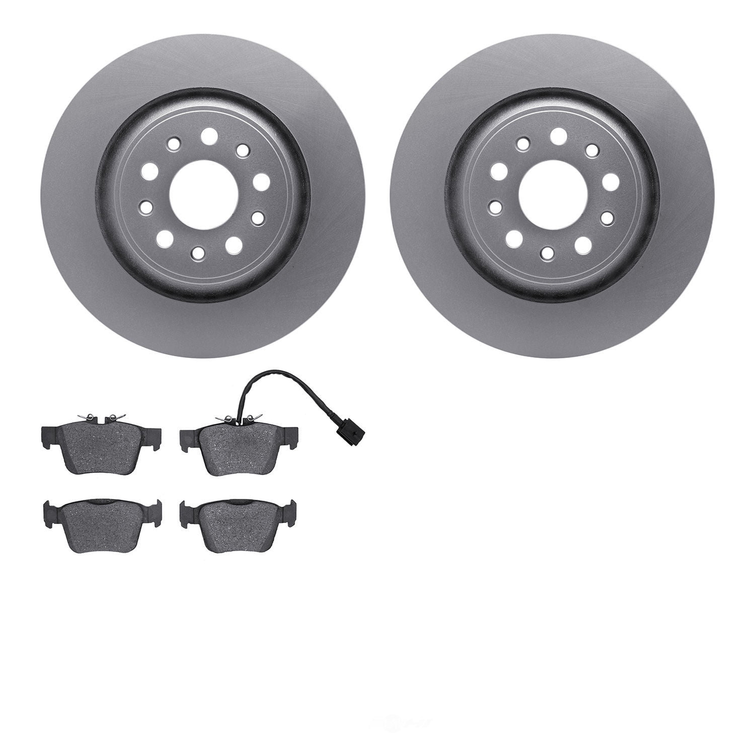 Dynamic Friction Company 4502-79013 DFC GEOSPEC Rotors with 5000 Advanced Brake Pads