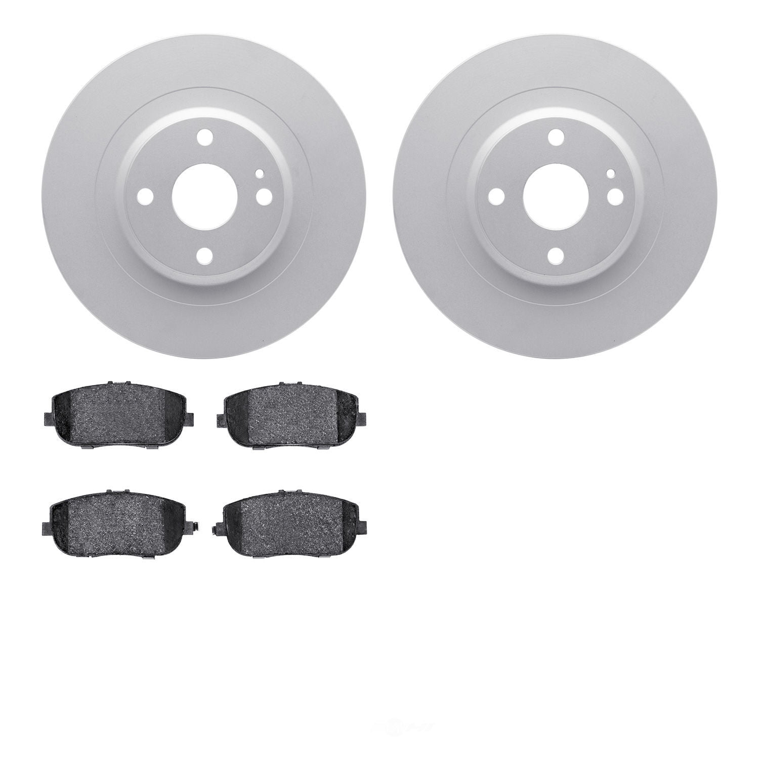 Dynamic Friction Company 4502-80101 DFC GEOSPEC Rotors with 5000 Advanced Brake Pads