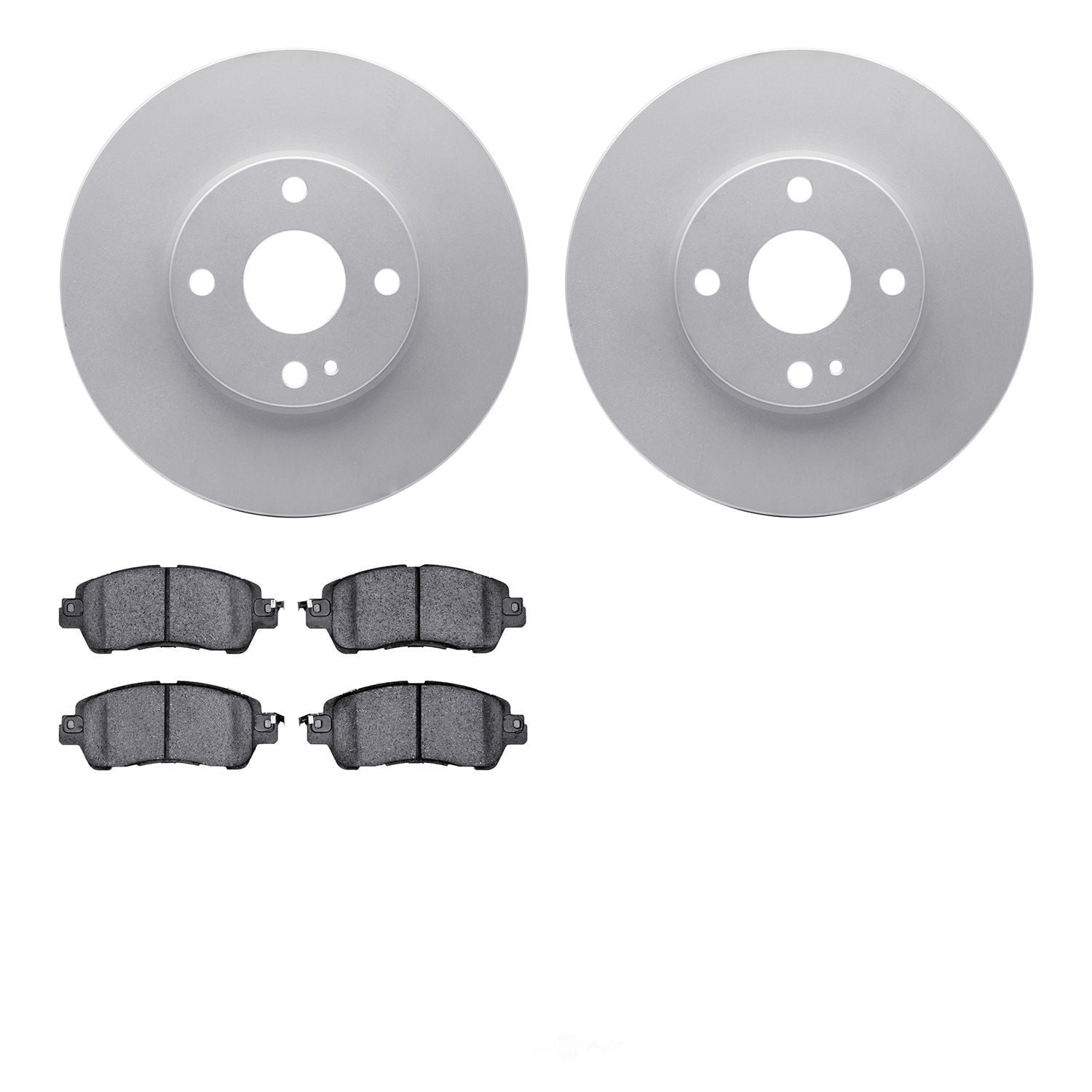 Dynamic Friction Company 4502-91010 DFC GEOSPEC Rotors with 5000 Advanced Brake Pads