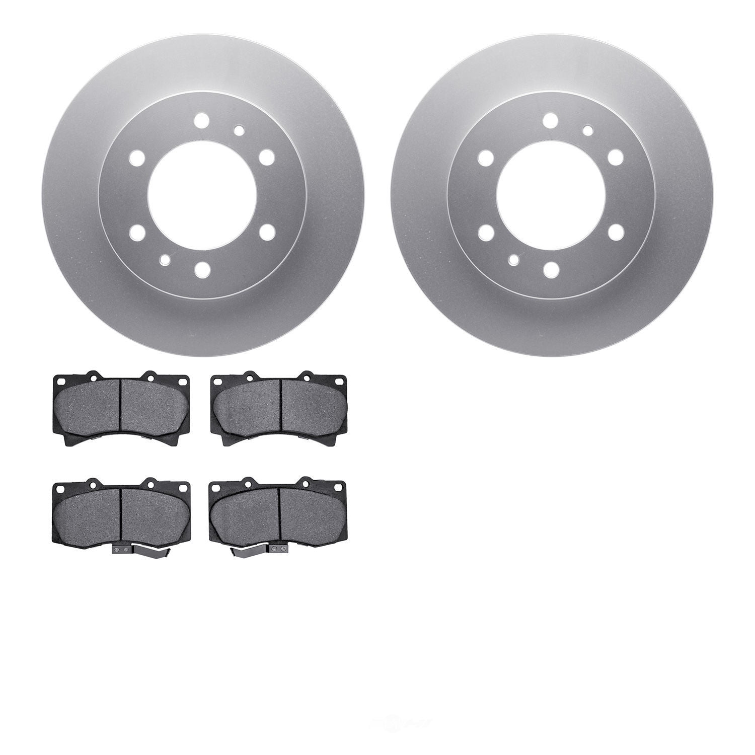 Dynamic Friction Company 4502-93003 DFC GEOSPEC Rotors with 5000 Advanced Brake Pads