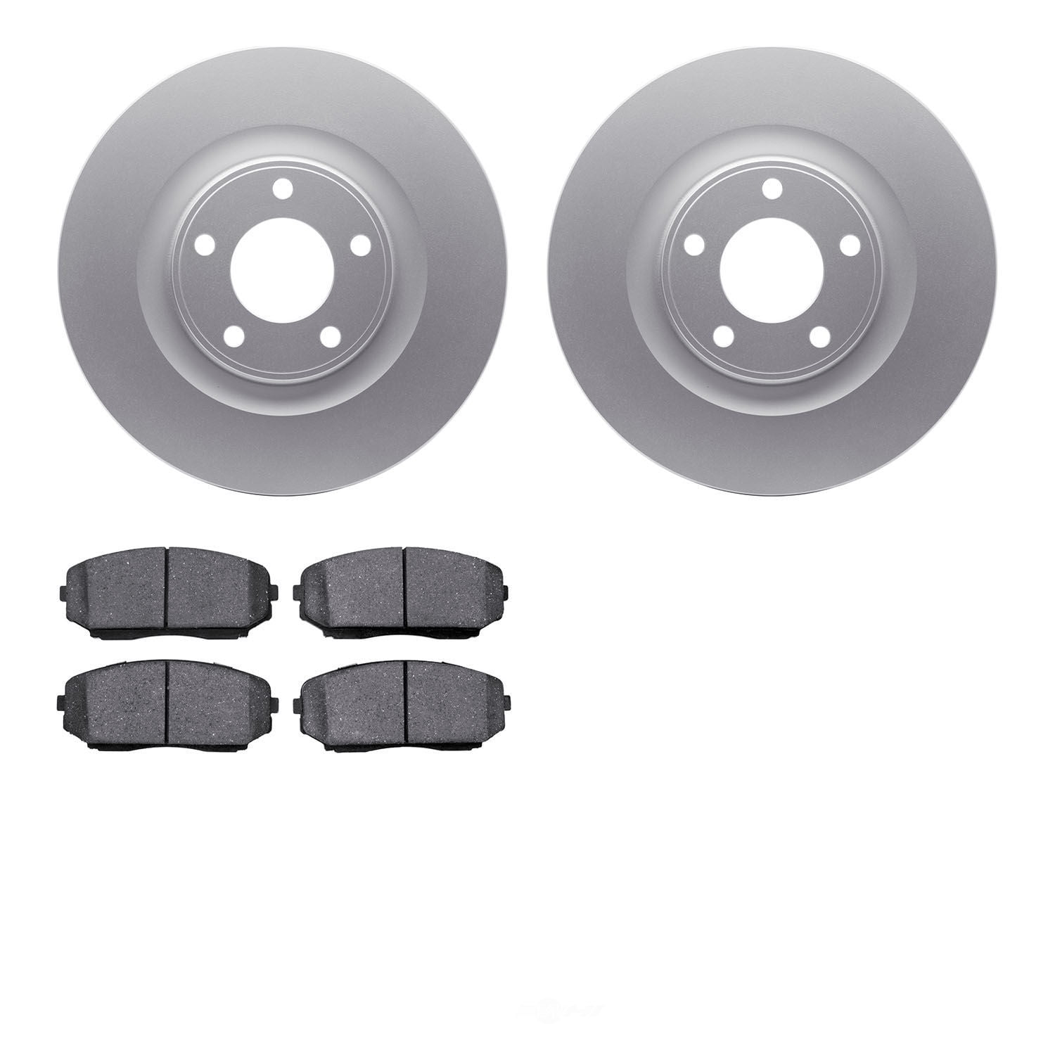 Dynamic Friction Company 4502-99065 DFC GEOSPEC Rotors with 5000 Advanced Brake Pads