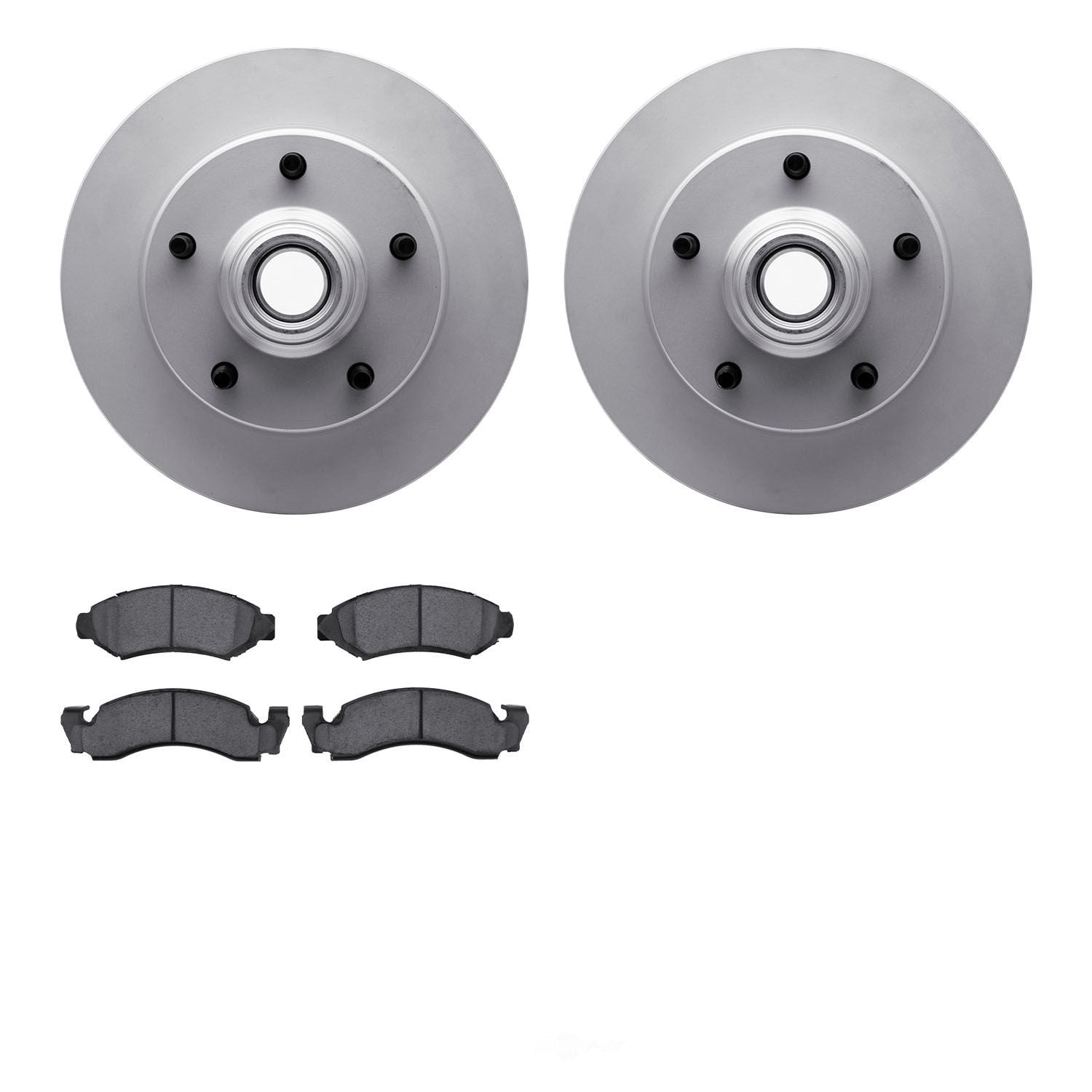 Dynamic Friction Company 4502-99078 DFC GEOSPEC Rotors with 5000 Advanced Brake Pads