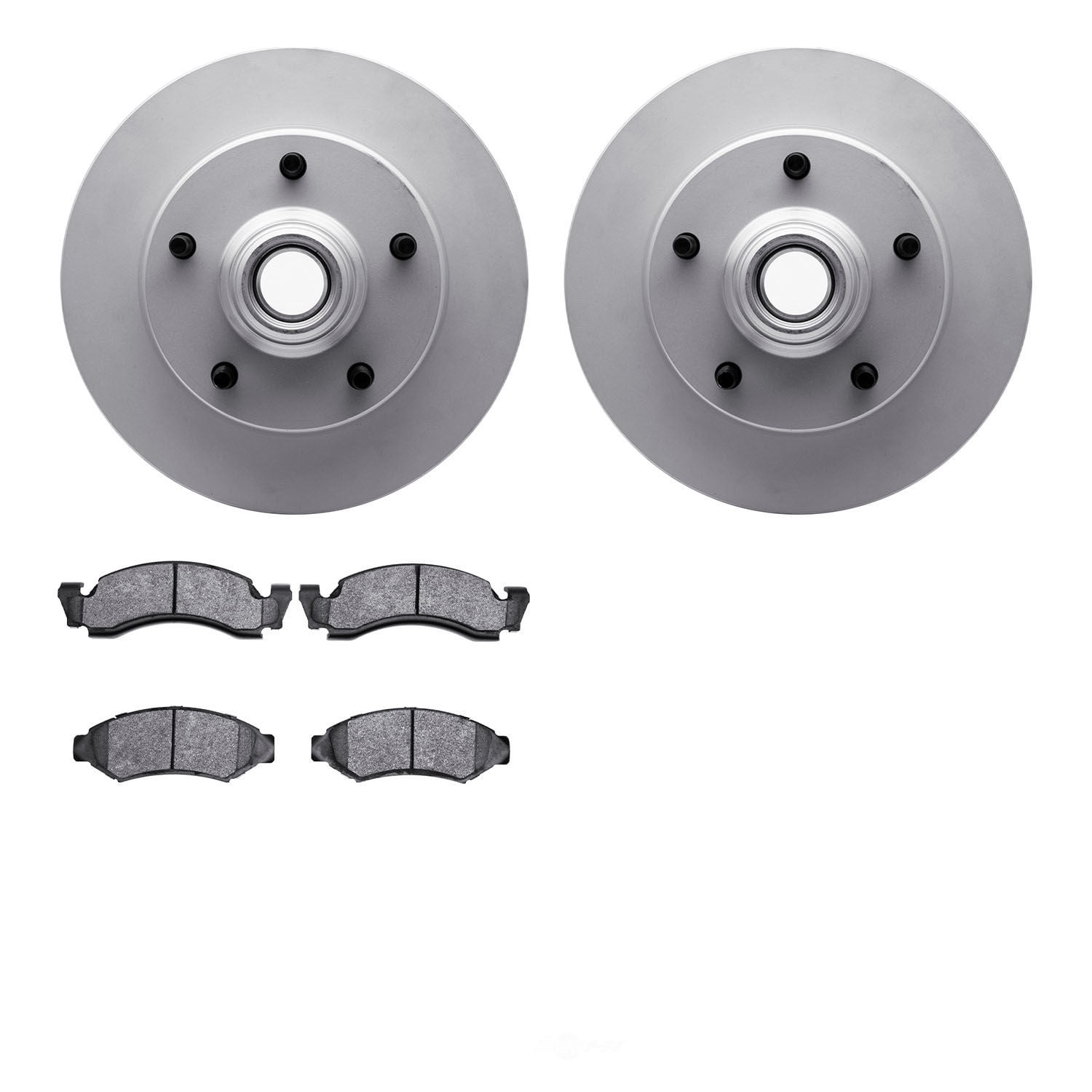 Dynamic Friction Company 4502-99079 DFC GEOSPEC Rotors with 5000 Advanced Brake Pads