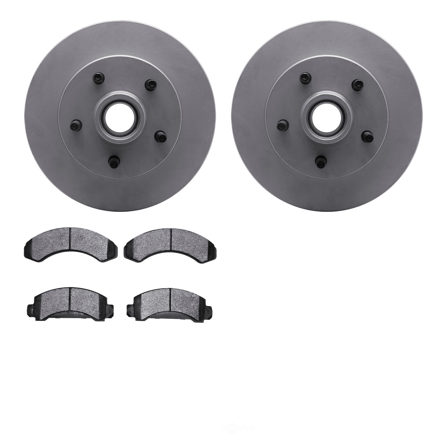 Dynamic Friction Company 4502-99083 DFC GEOSPEC Rotors with 5000 Advanced Brake Pads