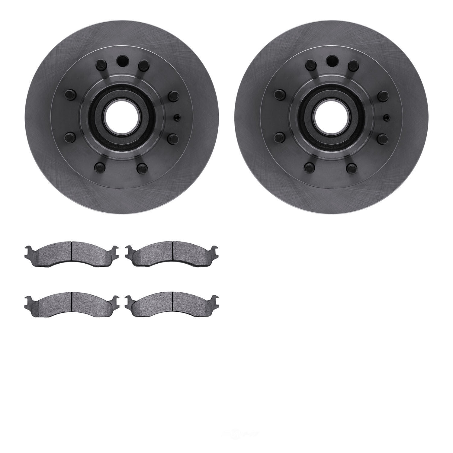 Dynamic Friction Company 4502-99087 DFC GEOSPEC Rotors with 5000 Advanced Brake Pads