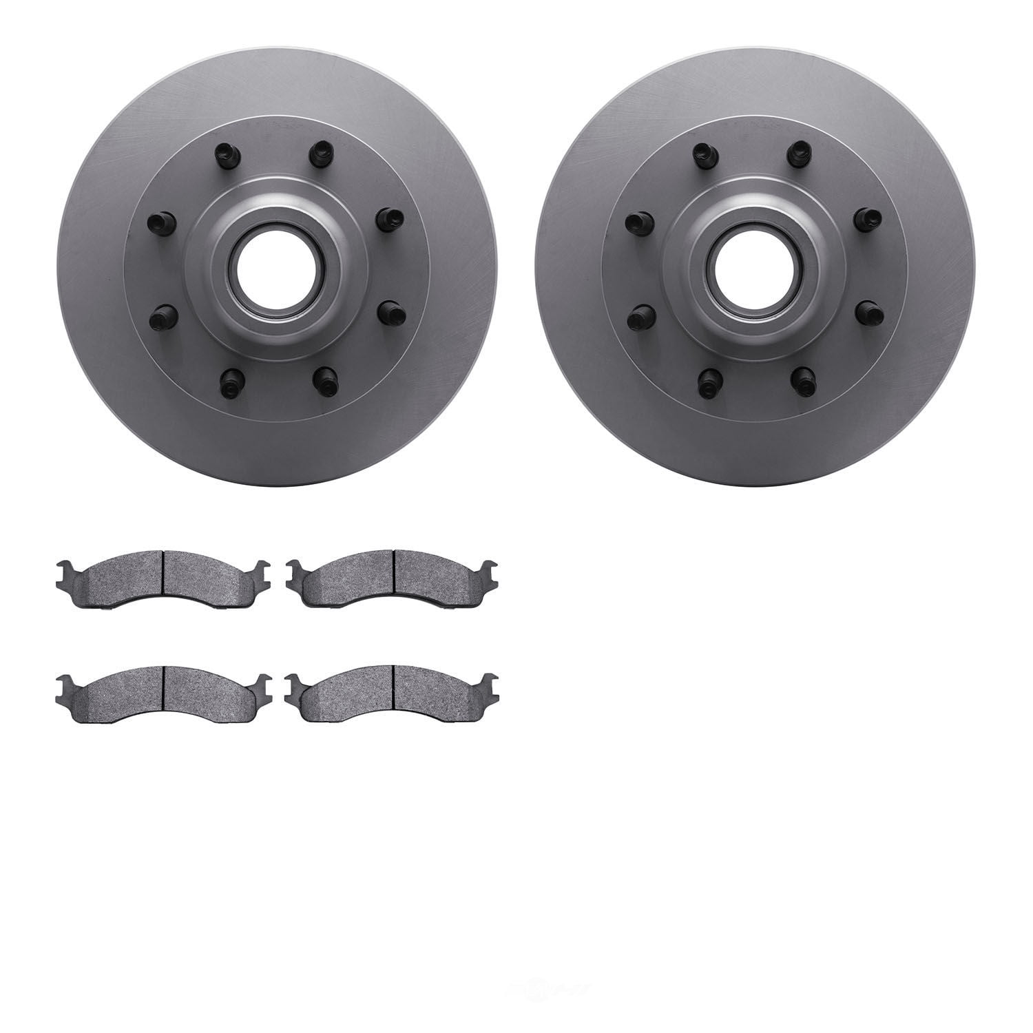 Dynamic Friction Company 4502-99088 DFC GEOSPEC Rotors with 5000 Advanced Brake Pads