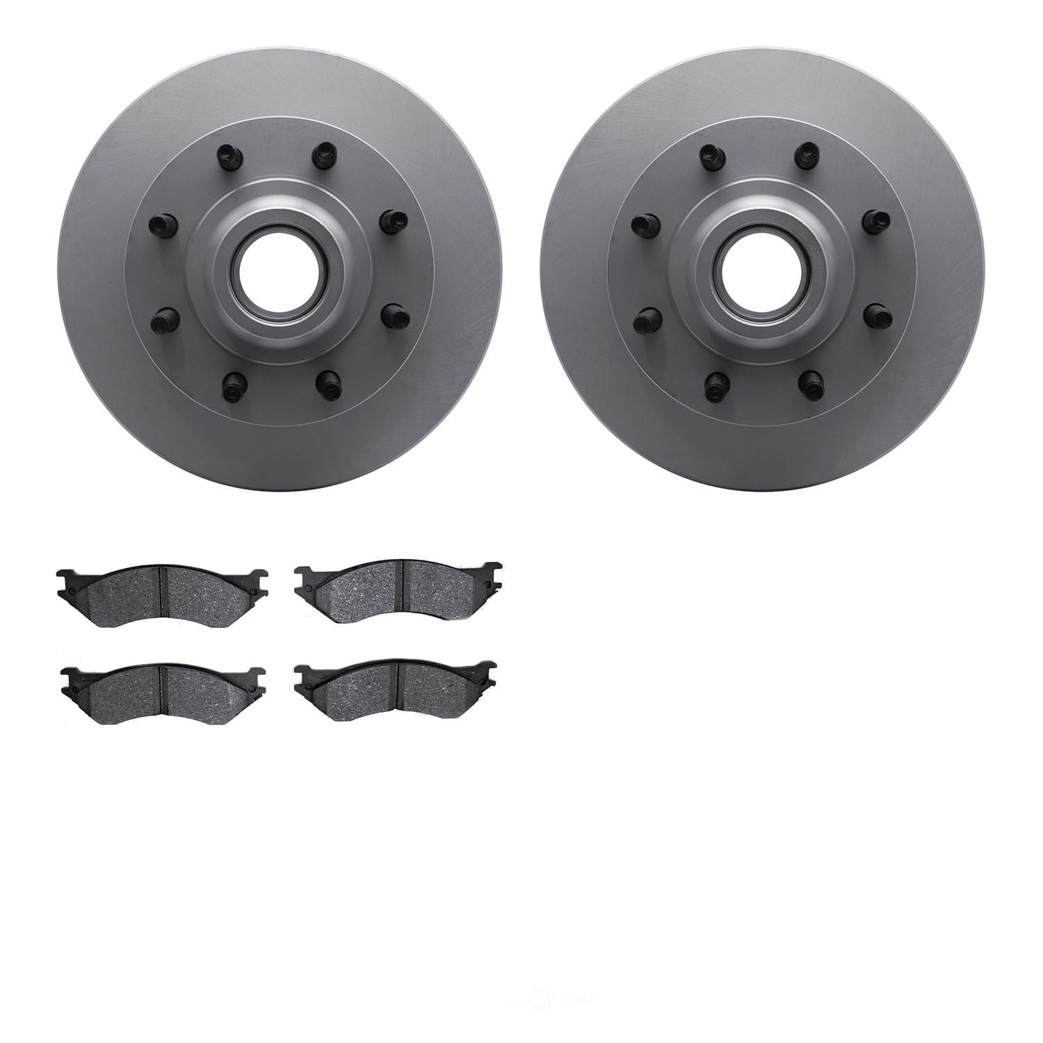 Dynamic Friction Company 4502-99089 DFC GEOSPEC Rotors with 5000 Advanced Brake Pads