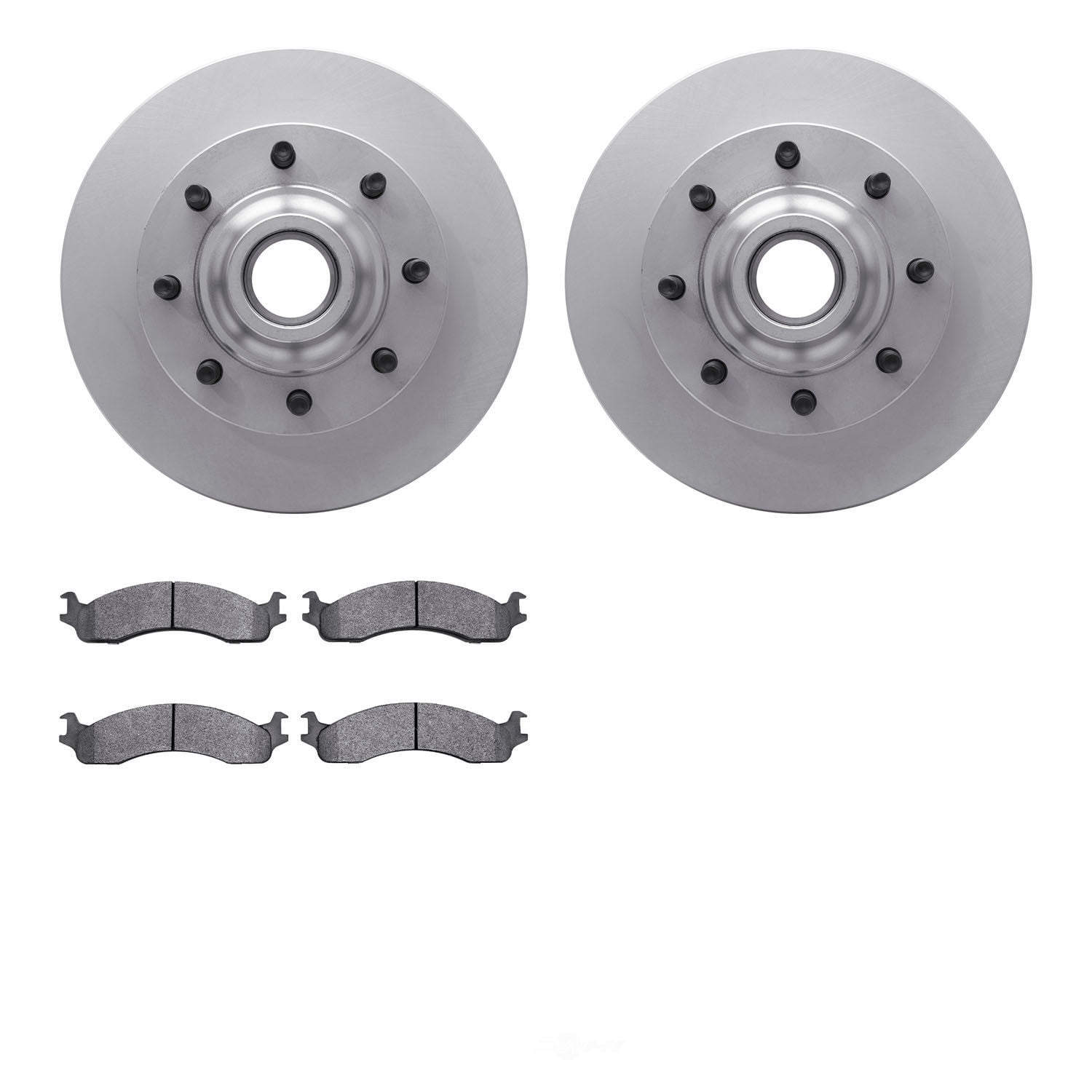 Dynamic Friction Company 4502-99090 DFC GEOSPEC Rotors with 5000 Advanced Brake Pads
