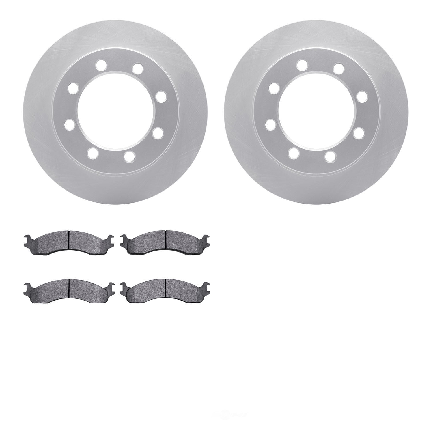 Dynamic Friction Company 4502-99097 DFC GEOSPEC Rotors with 5000 Advanced Brake Pads