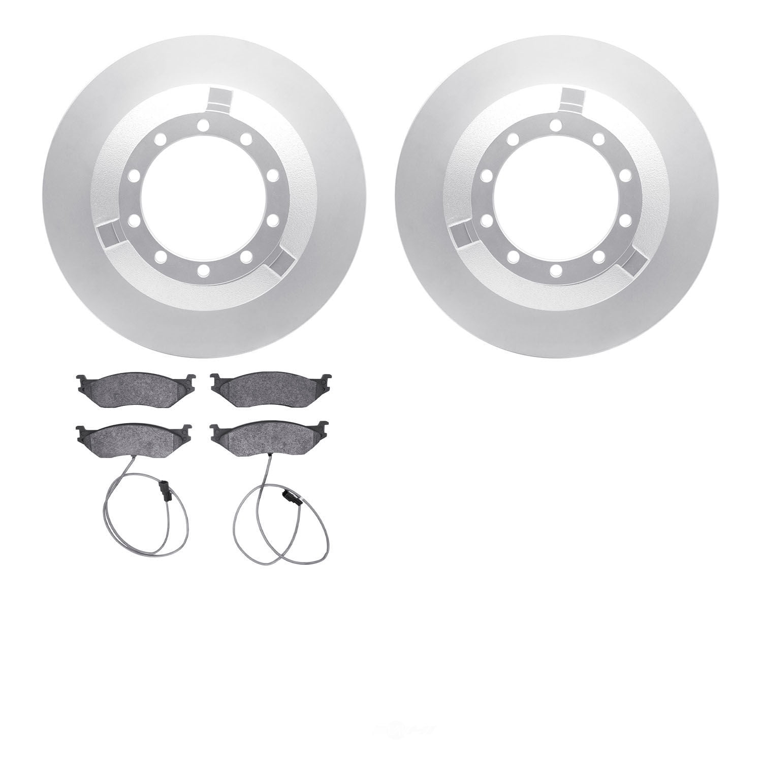 Dynamic Friction Company 4502-99109 DFC GEOSPEC Rotors with 5000 Advanced Brake Pads