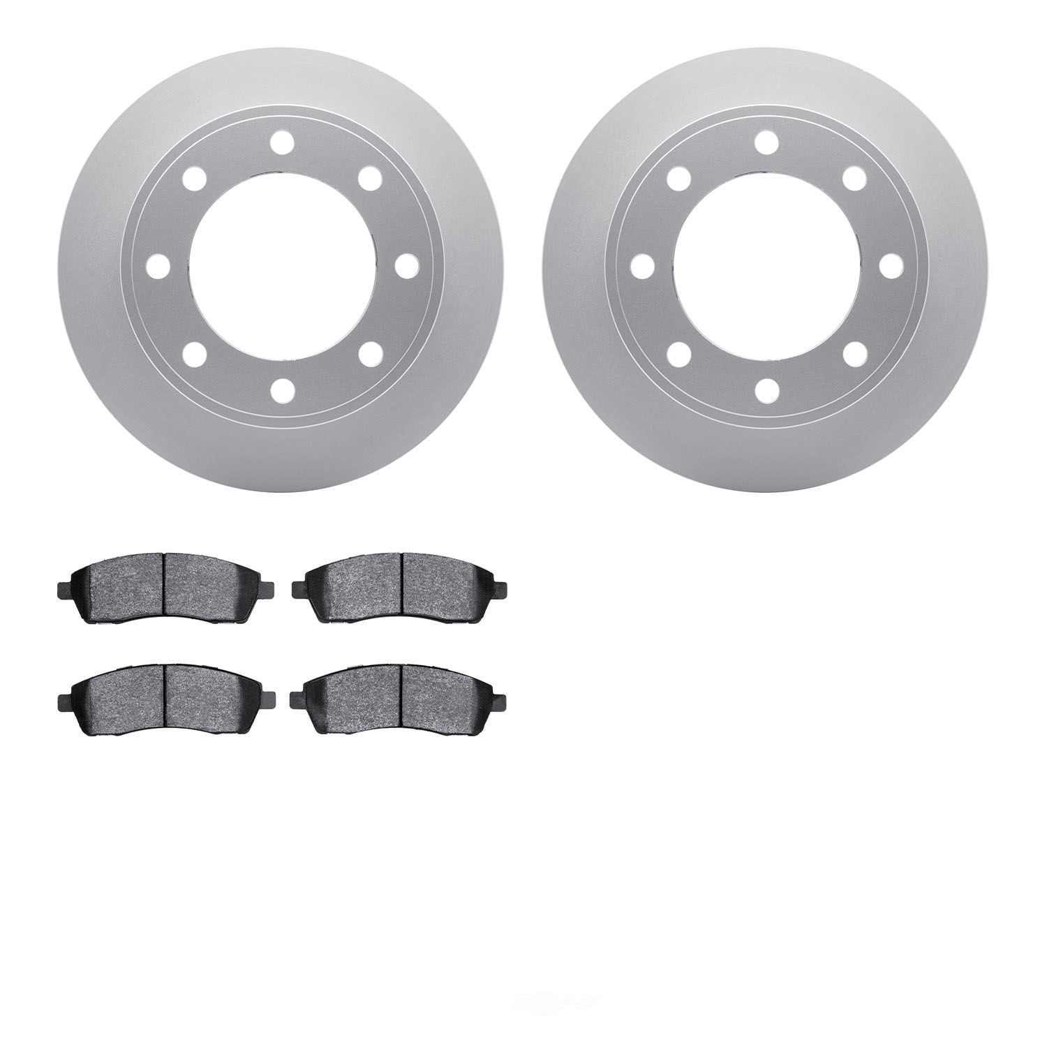 Dynamic Friction Company 4502-99112 DFC GEOSPEC Rotors with 5000 Advanced Brake Pads