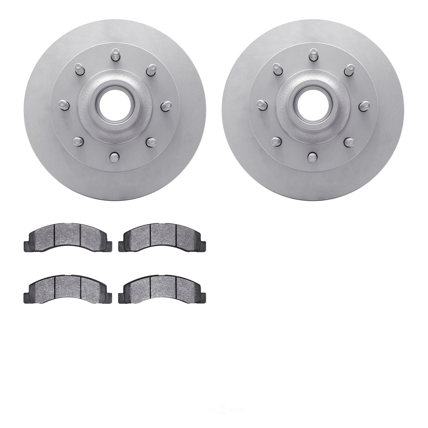 Dynamic Friction Company 4502-99113 DFC GEOSPEC Rotors with 5000 Advanced Brake Pads