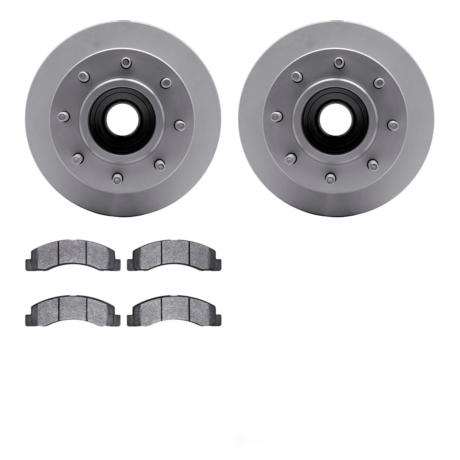 Dynamic Friction Company 4502-99114 DFC GEOSPEC Rotors with 5000 Advanced Brake Pads