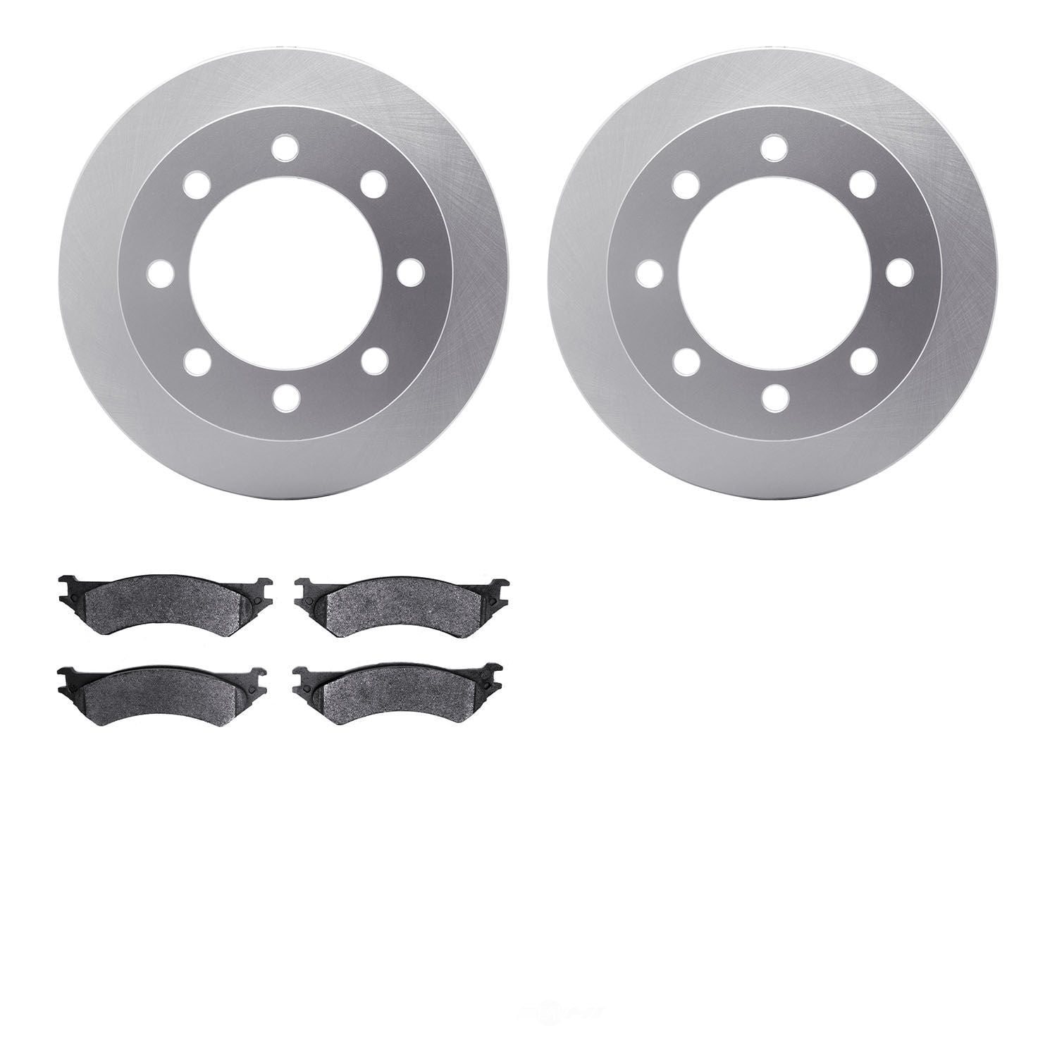 Dynamic Friction Company 4502-99117 DFC GEOSPEC Rotors with 5000 Advanced Brake Pads